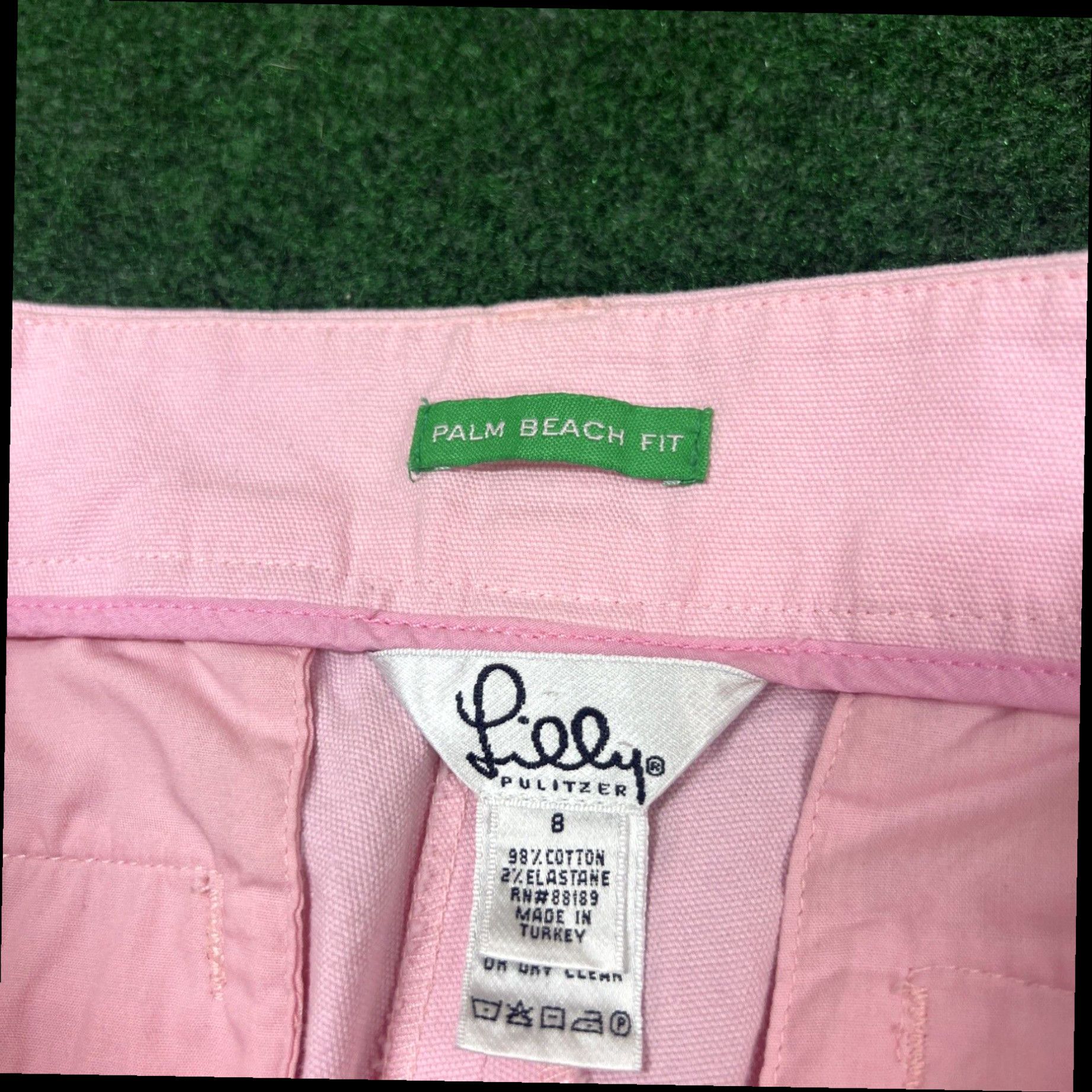 Lilly Pulitzer Lily Pulitzer Women's Cotton Capri Pants Size 8 Palm Beach Fit Pink Size 30" / US 8 / IT 44 - 4 Thumbnail