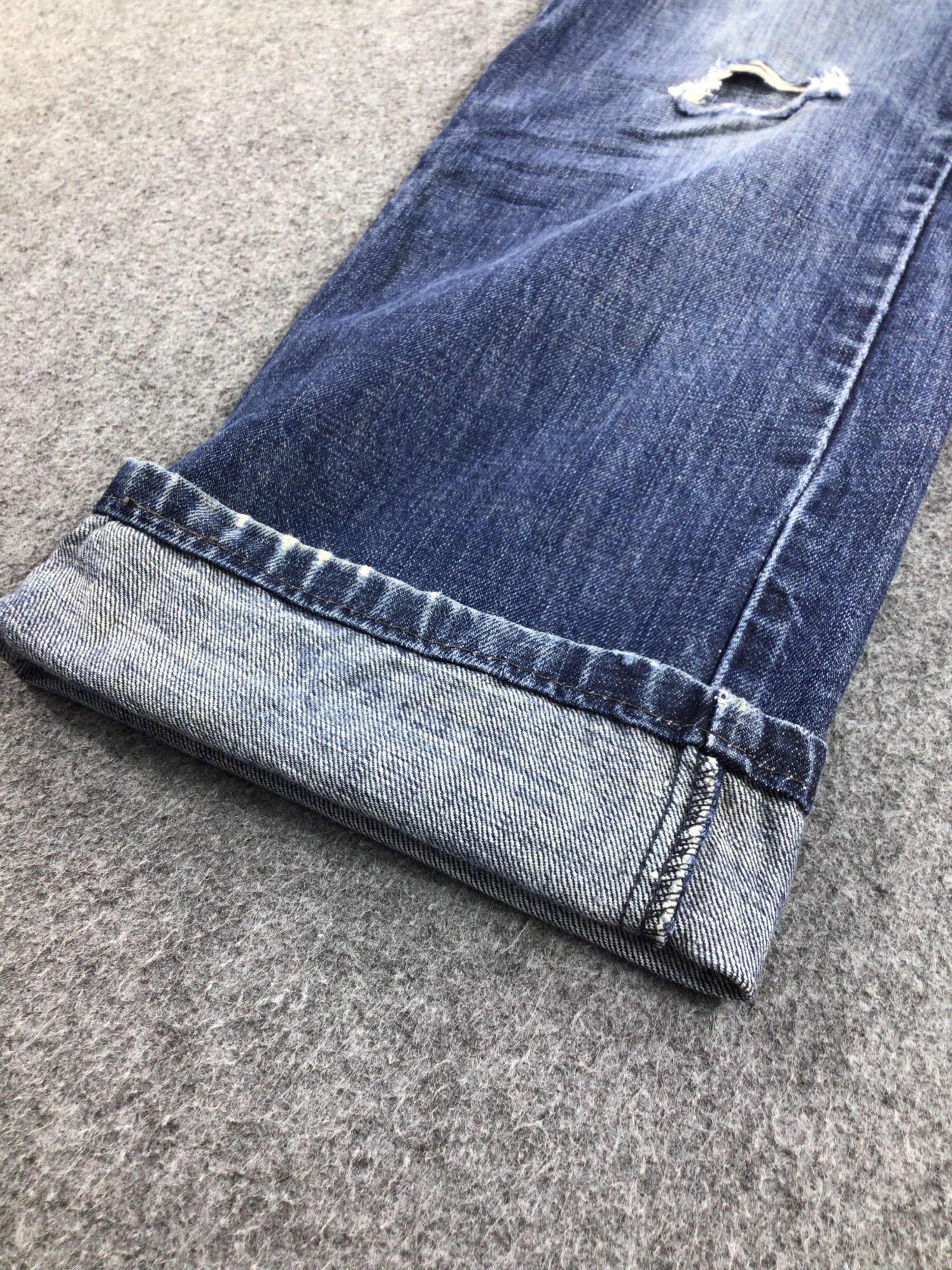 Levi's Vintage Levi's 514 Jeans Blue Wash Distressed Denim KJ303 Size US 34 / EU 50 - 7 Thumbnail