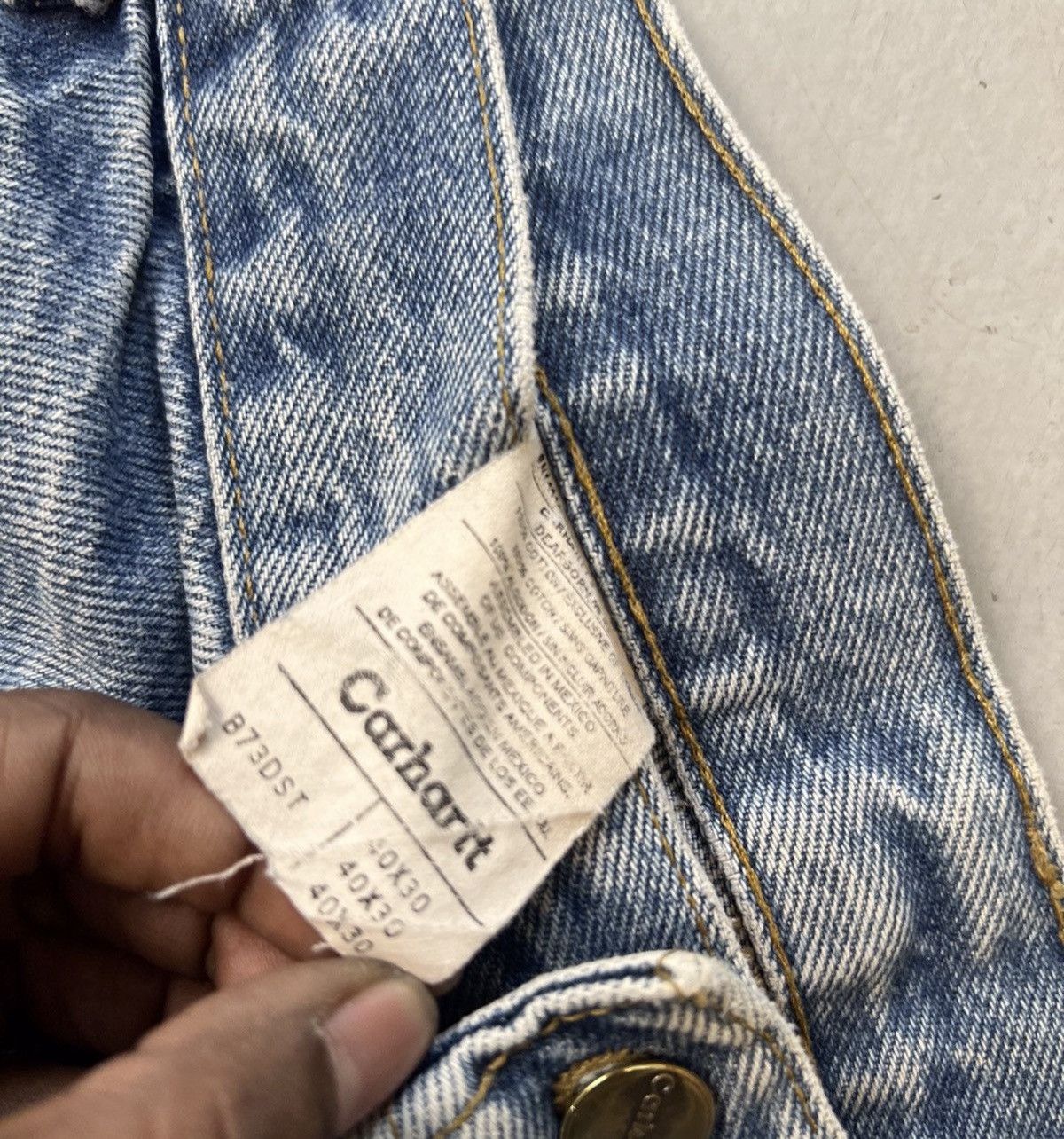 Carhartt Vintage carhartt b136 dst double knee denim Size US 40 / EU 56 - 6 Thumbnail