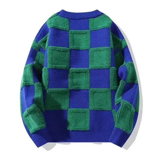Aran Isles Knitwear × Japanese Brand Hip Hop Plaid Knitted Sweaters Mens Size US M / EU 48-50 / 2 - 4 Thumbnail