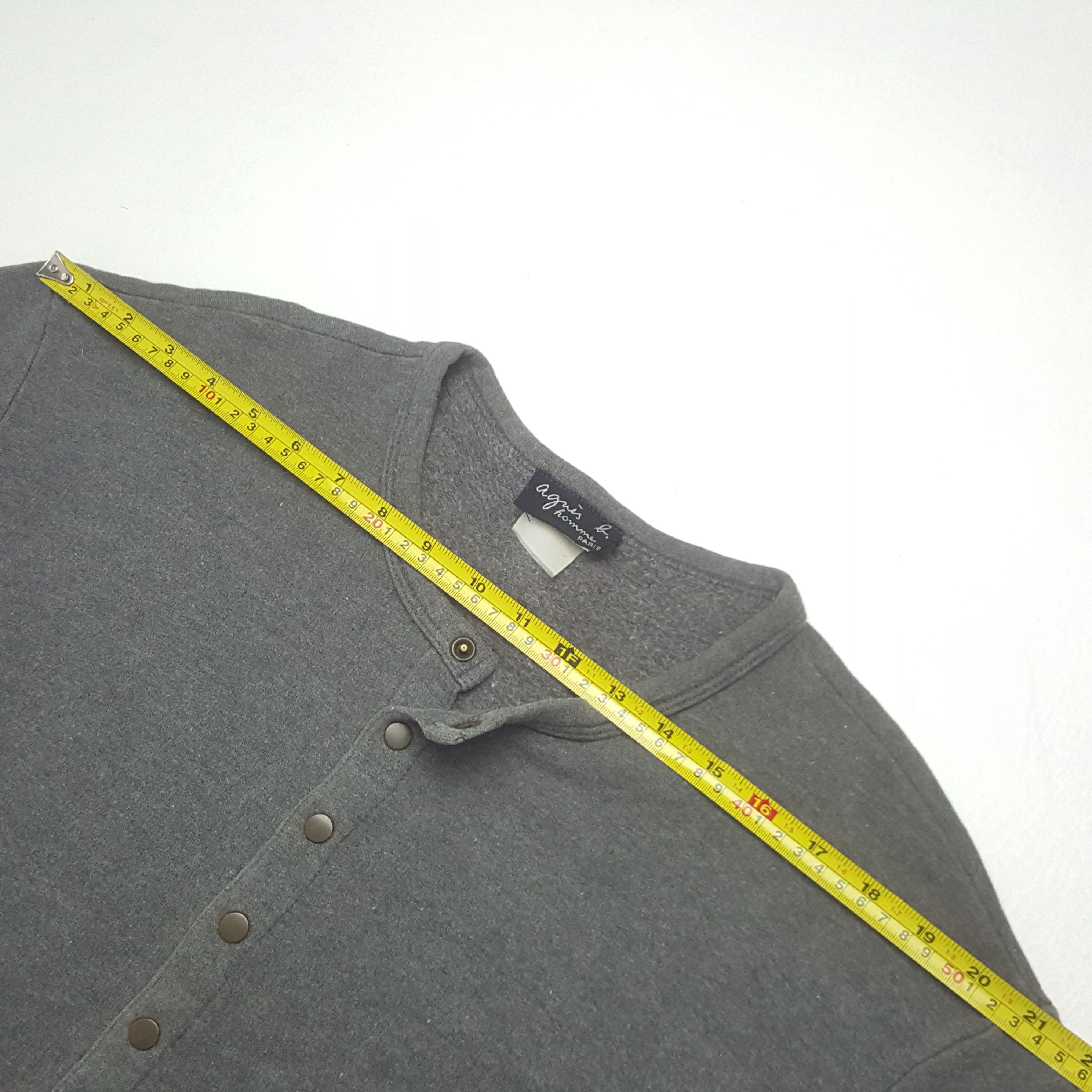 agnes b. Vintage Agnes b. Paris Crop Sweatshirt C304N3 Size L / US 10 / IT 46 - 6 Thumbnail