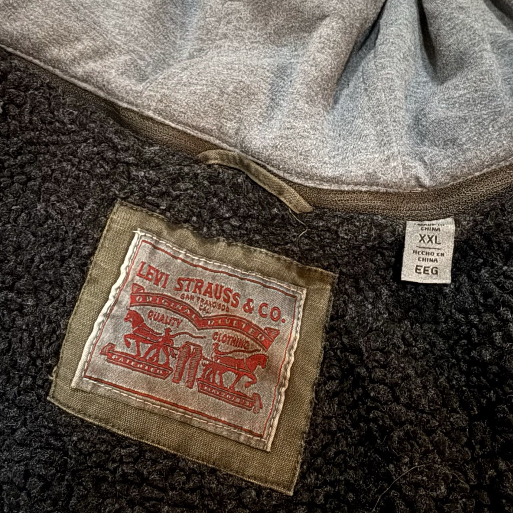 Levi's VINTAGE Levi's Luigi Mangione Jacket 2XL Regular Cotton Bomber Green Men Size US XXL / EU 58 / 5 - 6 Thumbnail