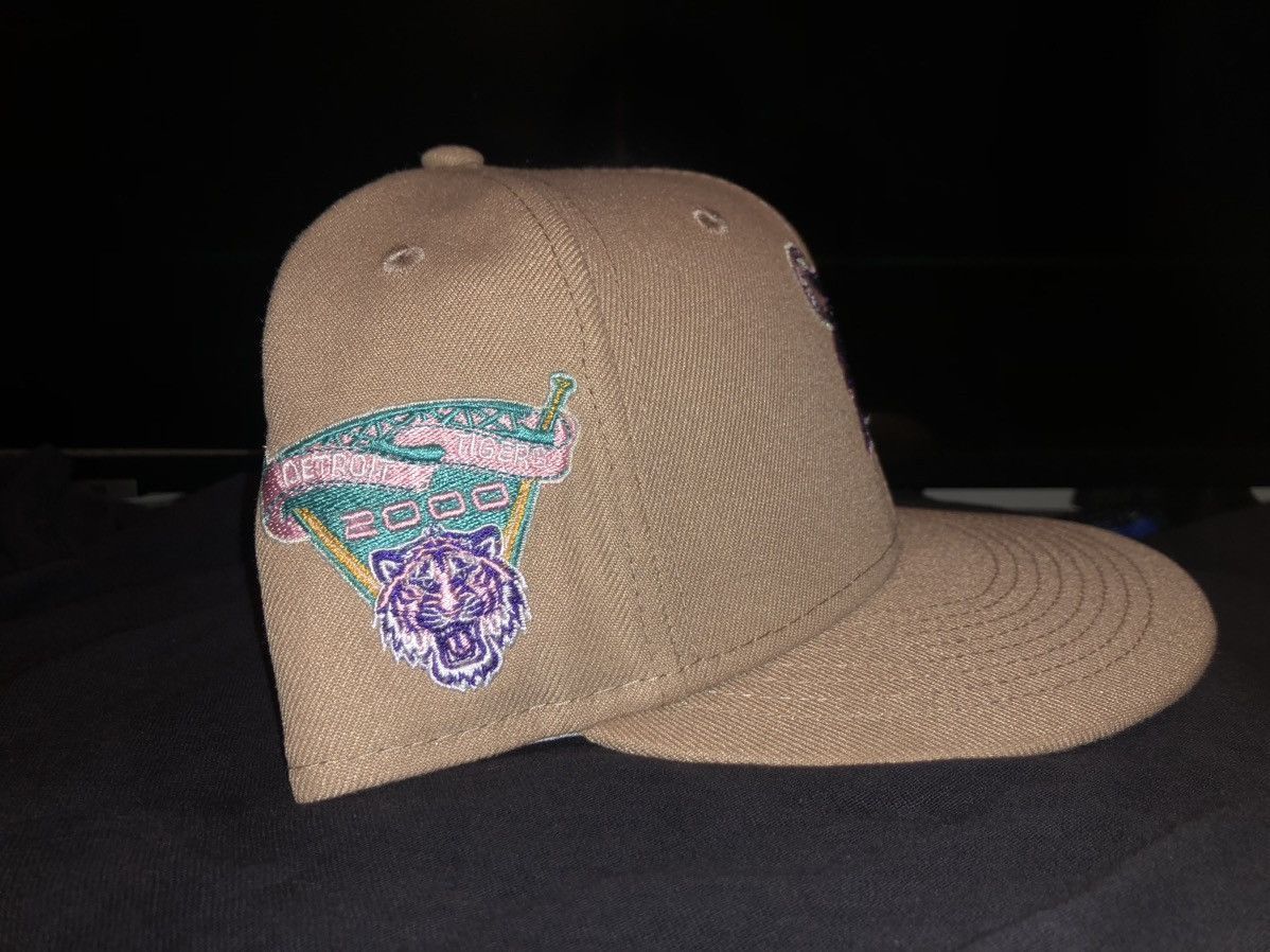 New Era New Era Detroit Tigers 7 1/2 Hat Club Pink Bottom 2000 Size ONE SIZE - 3 Thumbnail
