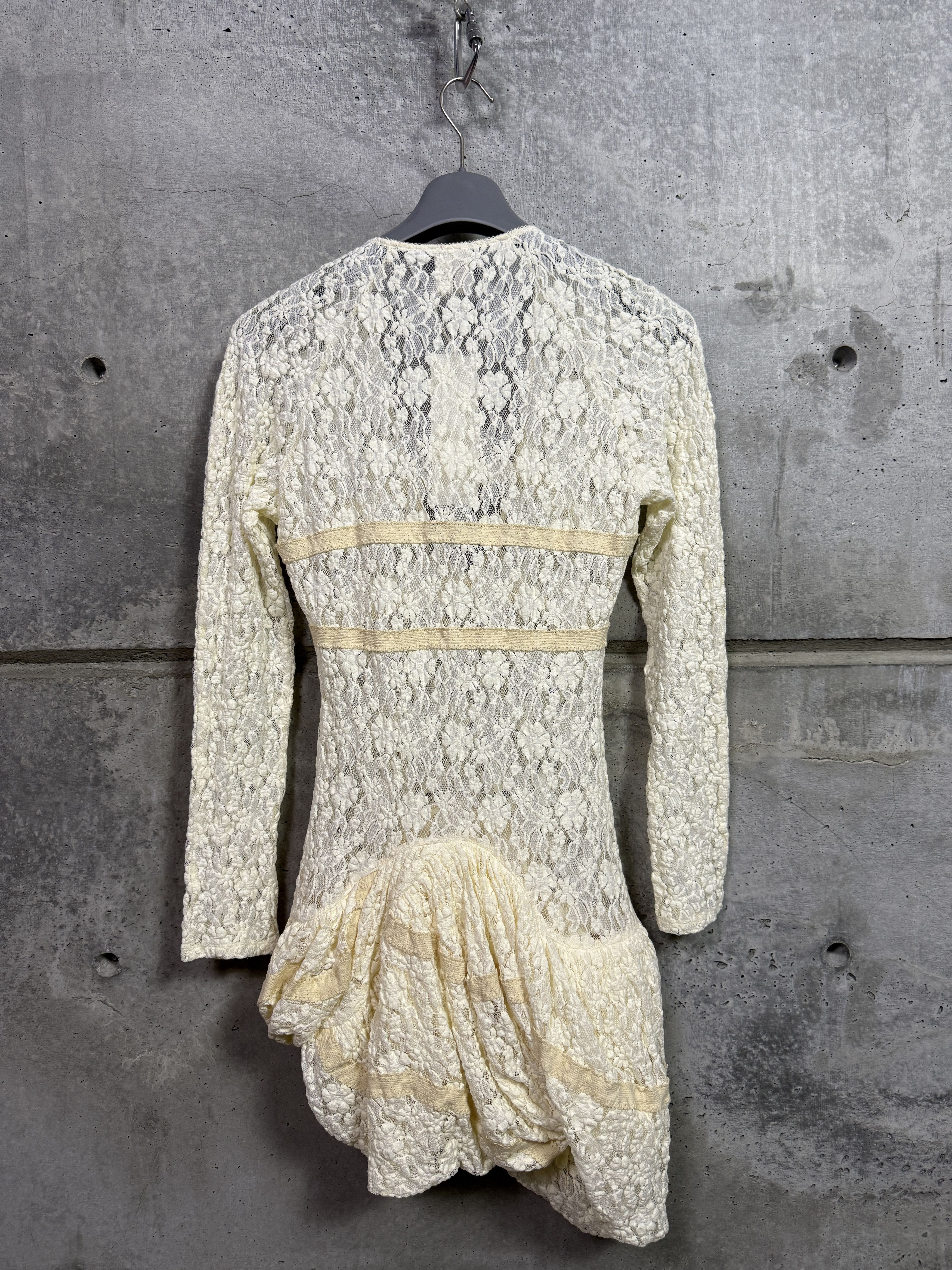 Other $675 Yuhan Lang AW24 Draped Lace Jumpsuit dress S Size S / US 4 / IT 40 - 3 Thumbnail