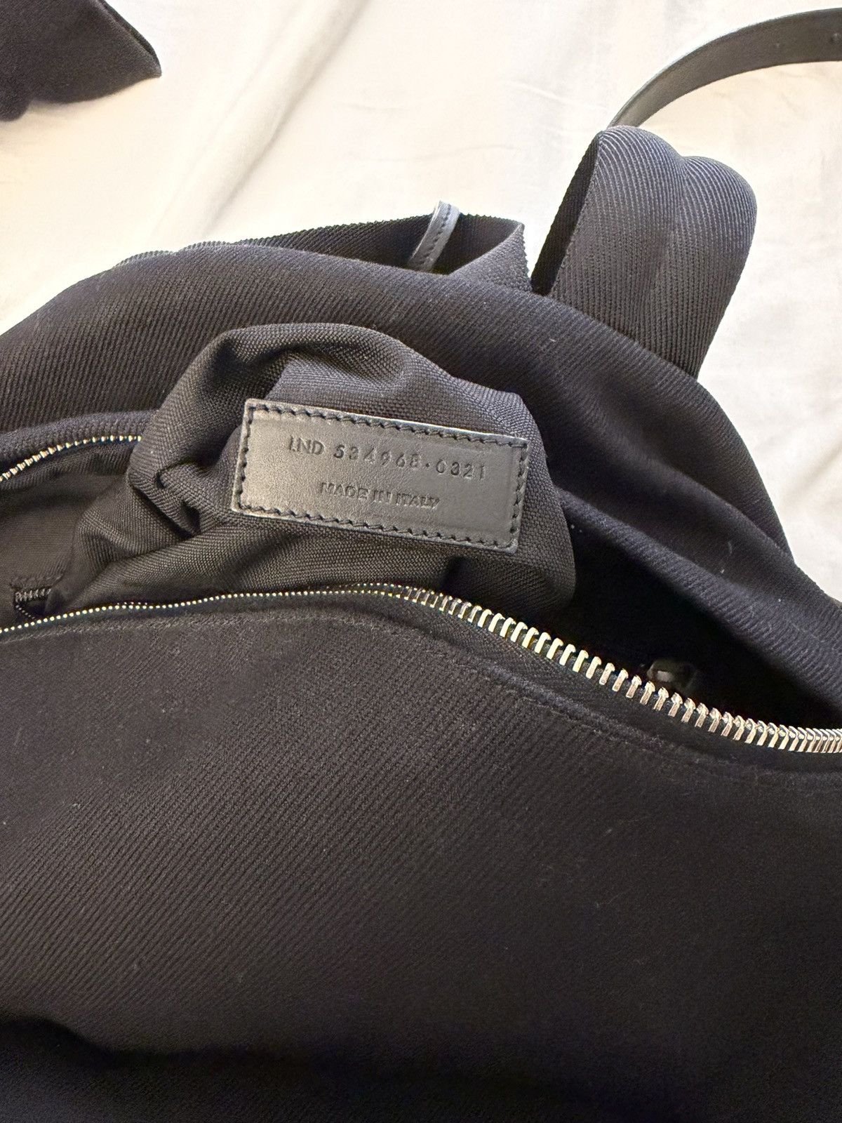 Saint Laurent Paris Saint Laurent embroidered city backpack in canvas Size ONE SIZE - 7 Thumbnail