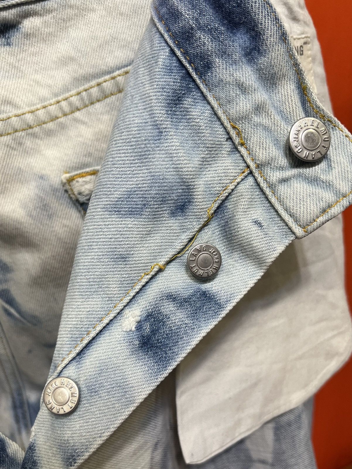 Helmut Lang HELMUT LANG ARCHIVE 1997 shibori jeans Size US 40 / EU 56 - 9 Thumbnail