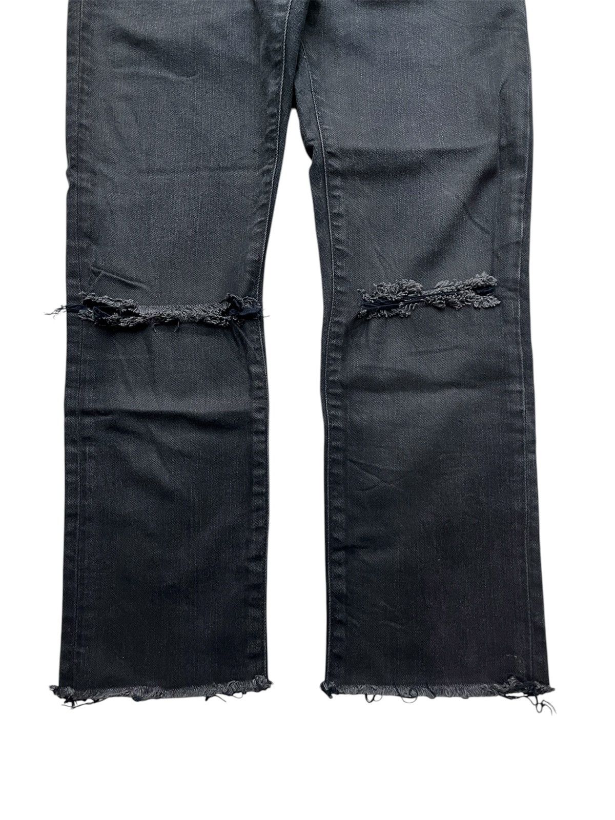 Saint Laurent Paris D02 hedi slimane distressed mid rise skinny jeans Size US 30 / EU 46 - 5 Thumbnail