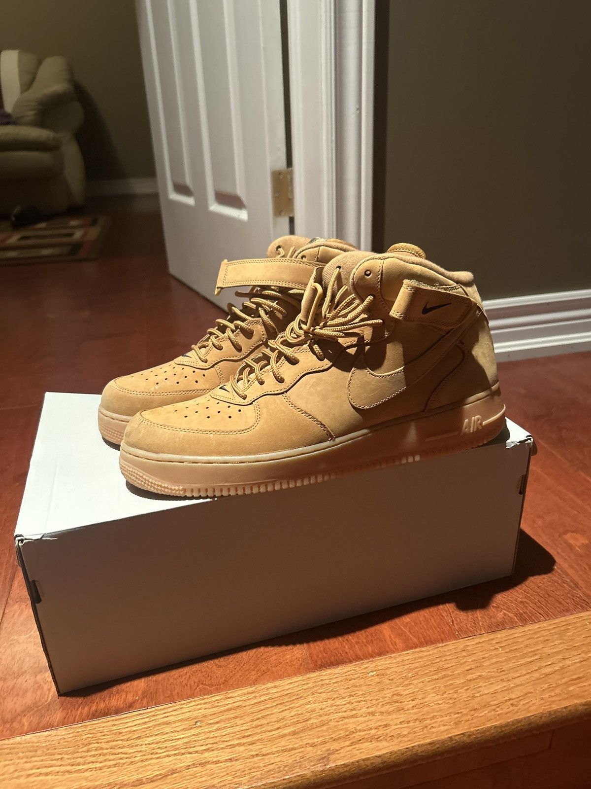 Nike Air Force 1 ‘07 wheat Size US 12 / EU 45 - 4 Thumbnail