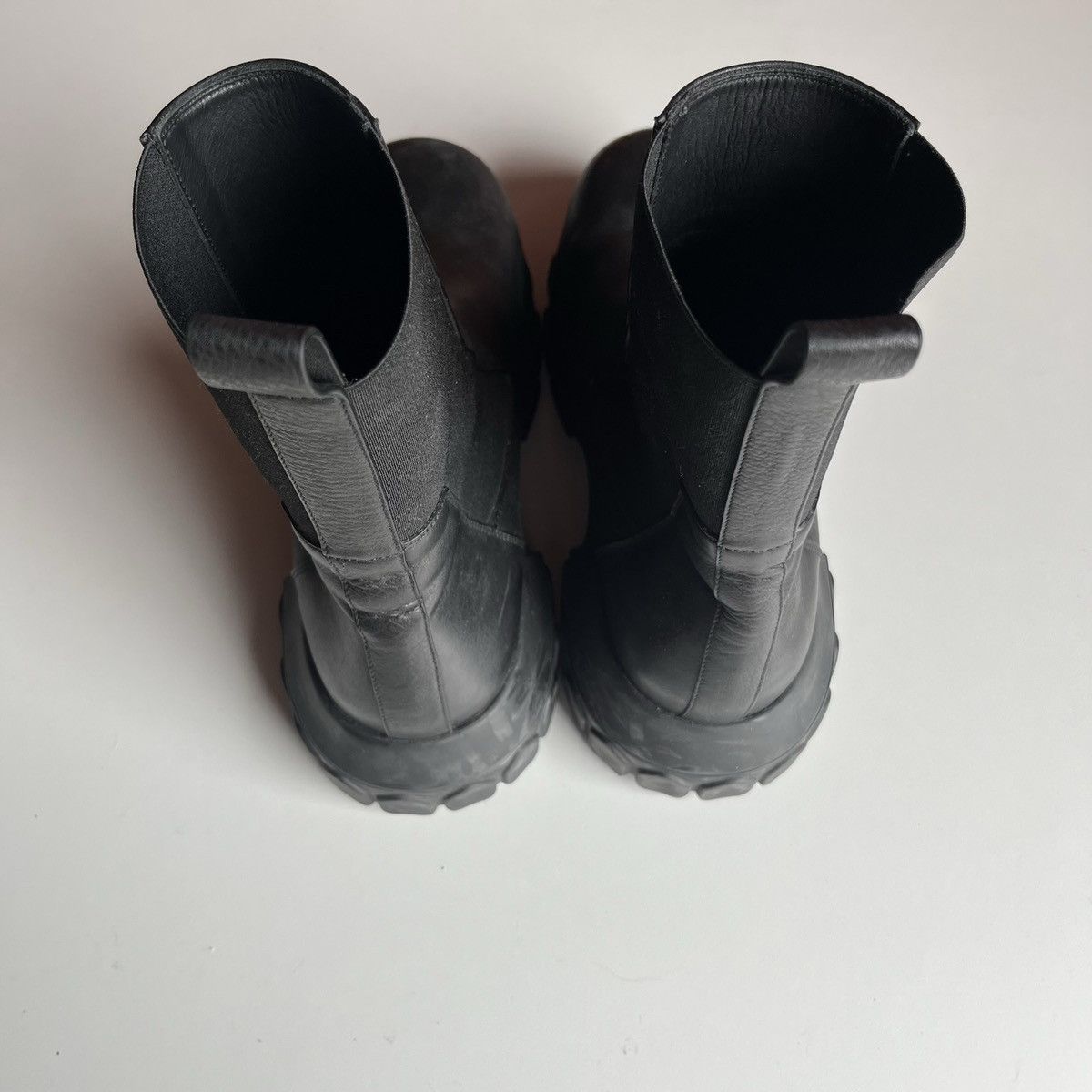 Rick Owens Rick Owens Black Leather Boots Size US 10.5 / EU 43-44 - 8 Thumbnail