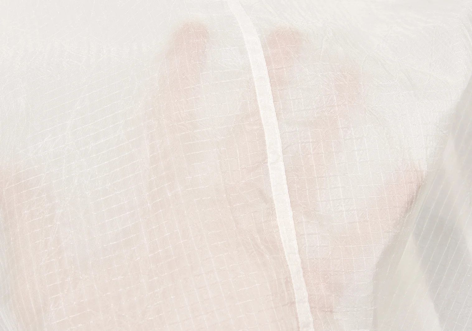 Issey Miyake Zip-up Ripstop Shirt Blouson in White, Size M Size US M / EU 48-50 / 2 - 12 Thumbnail