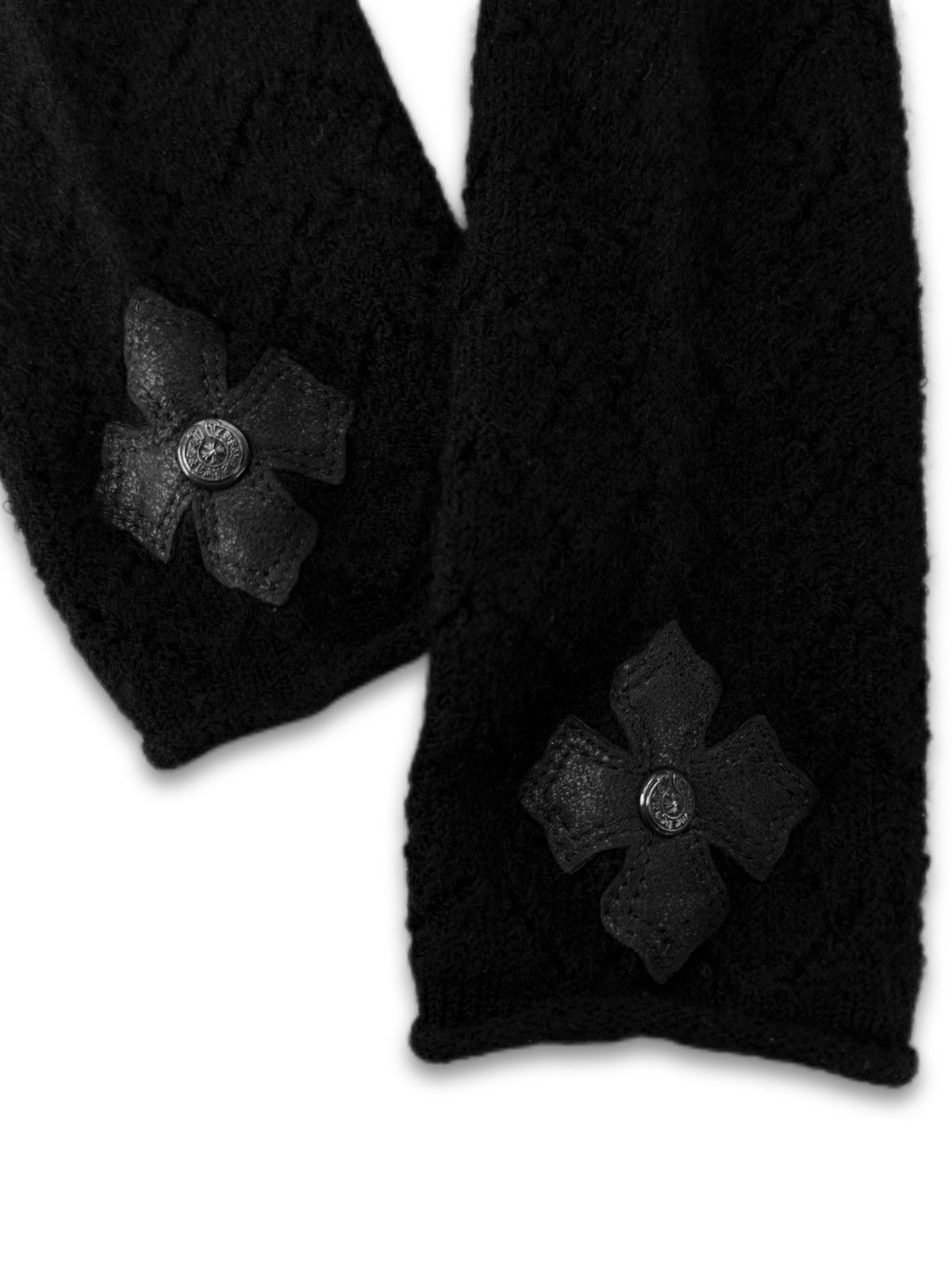 Chrome Hearts Chrome Hearts ‘Cross’ Patch .925 Silver Lace Long Gloves Size ONE SIZE - 2 Thumbnail