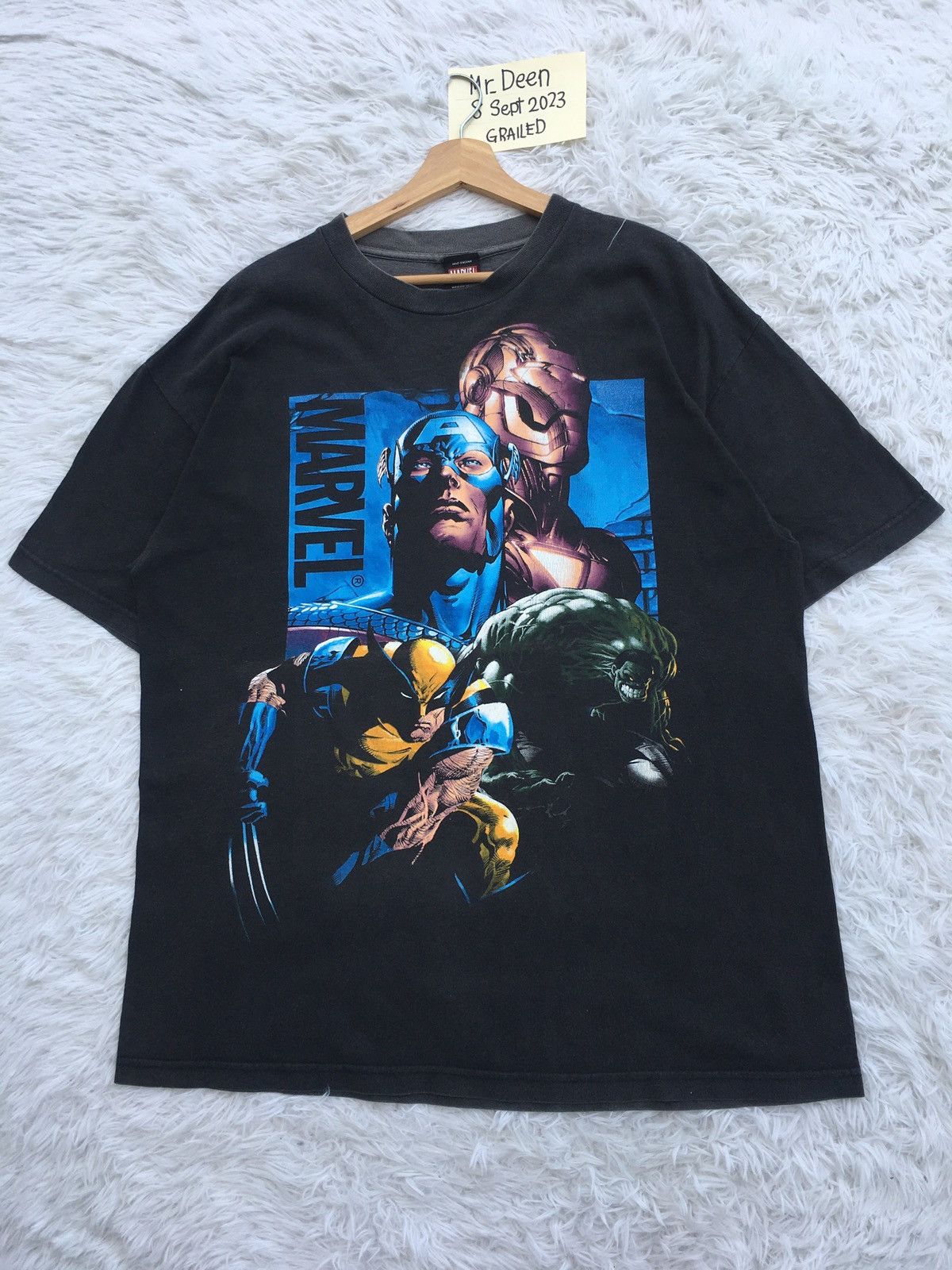 Marvel Comics Rare Marvel Superheros Printed Tshirt Size US XL / EU 56 / 4 - 3 Thumbnail
