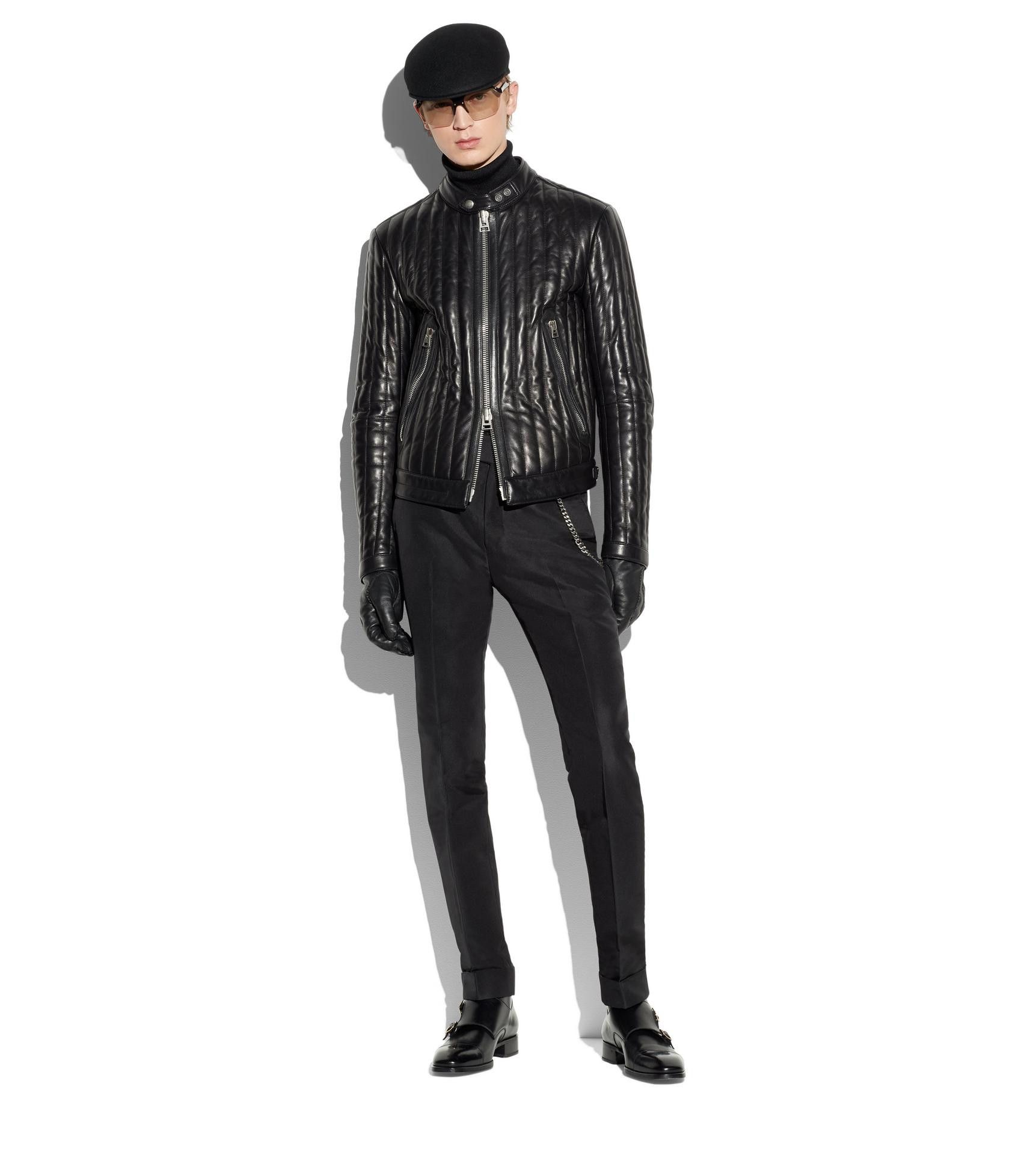 Tom Ford Ultimate New $8,200 w/tax Channel Quilted Cafe Racer Size US L / EU 52-54 / 3 - 3 Thumbnail