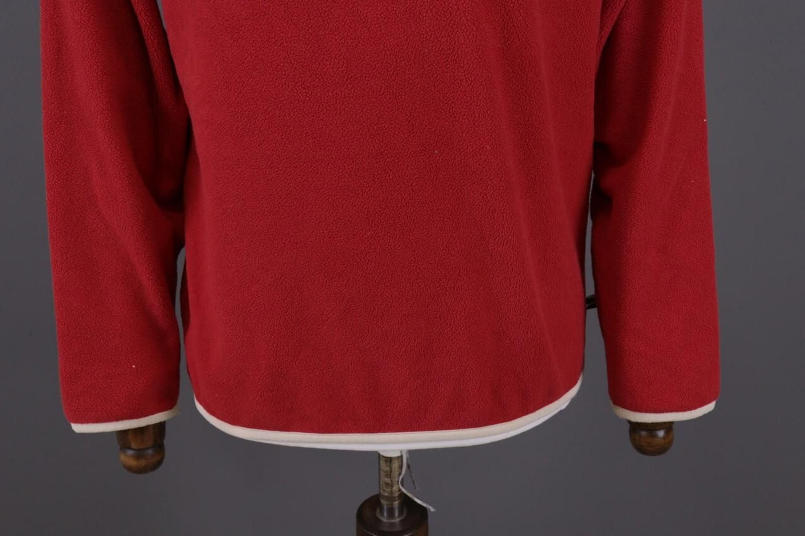Nike Vintage Nike Red High Fleece Jacket Jumper Sweater Size L Size US L / EU 52-54 / 3 - 2 Thumbnail