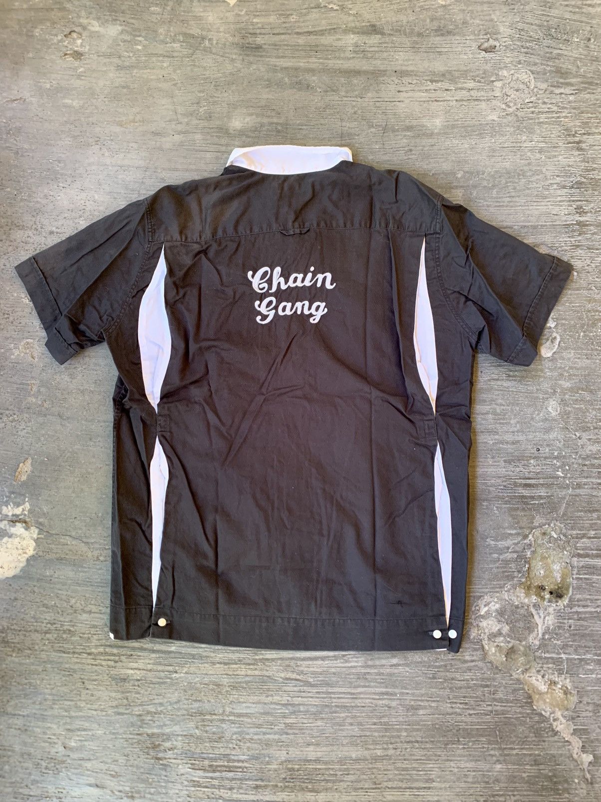 Other RARE Vtg Japanese Chain Gang Deluxe Clothing Bowling Shirt Size US L / EU 52-54 / 3 - 1 Thumbnail