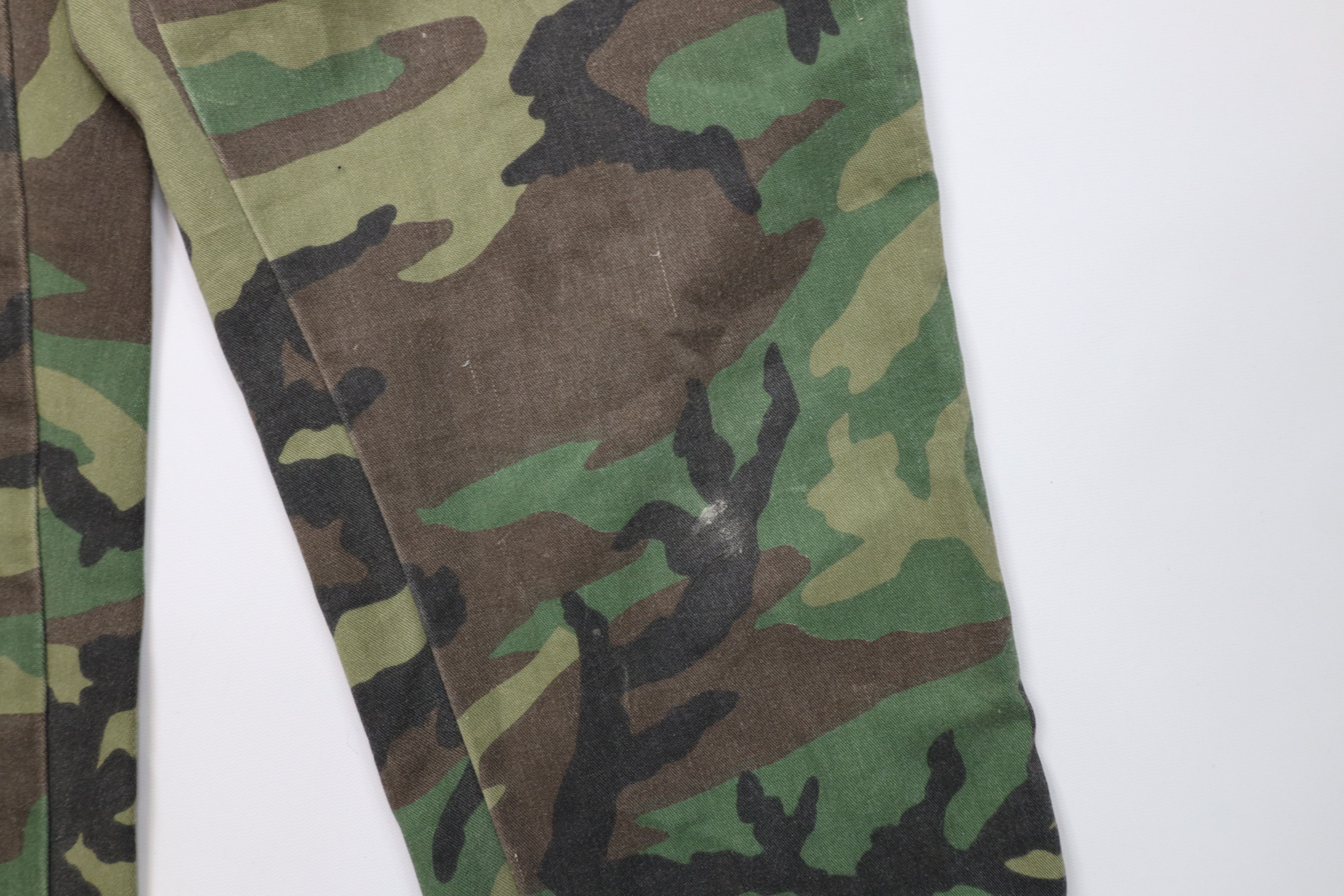 Vintage Vintage 70s Streetwear Military Camouflage Utility Pants USA Size US 34 / EU 50 - 7 Thumbnail