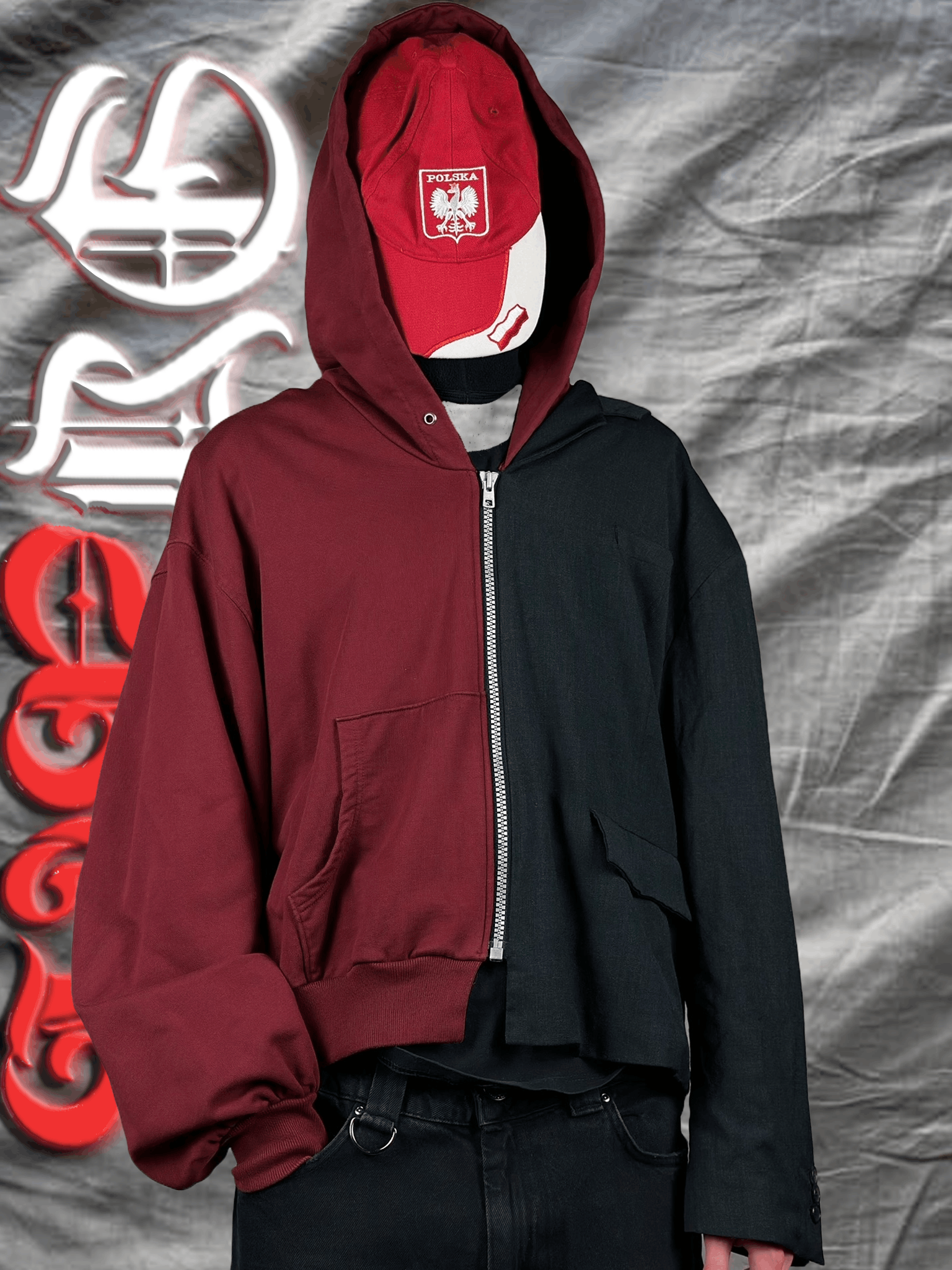 Gosha Rubchinskiy Gosha Rubchinskiy SS2018 Okolorave hybrid hoodie