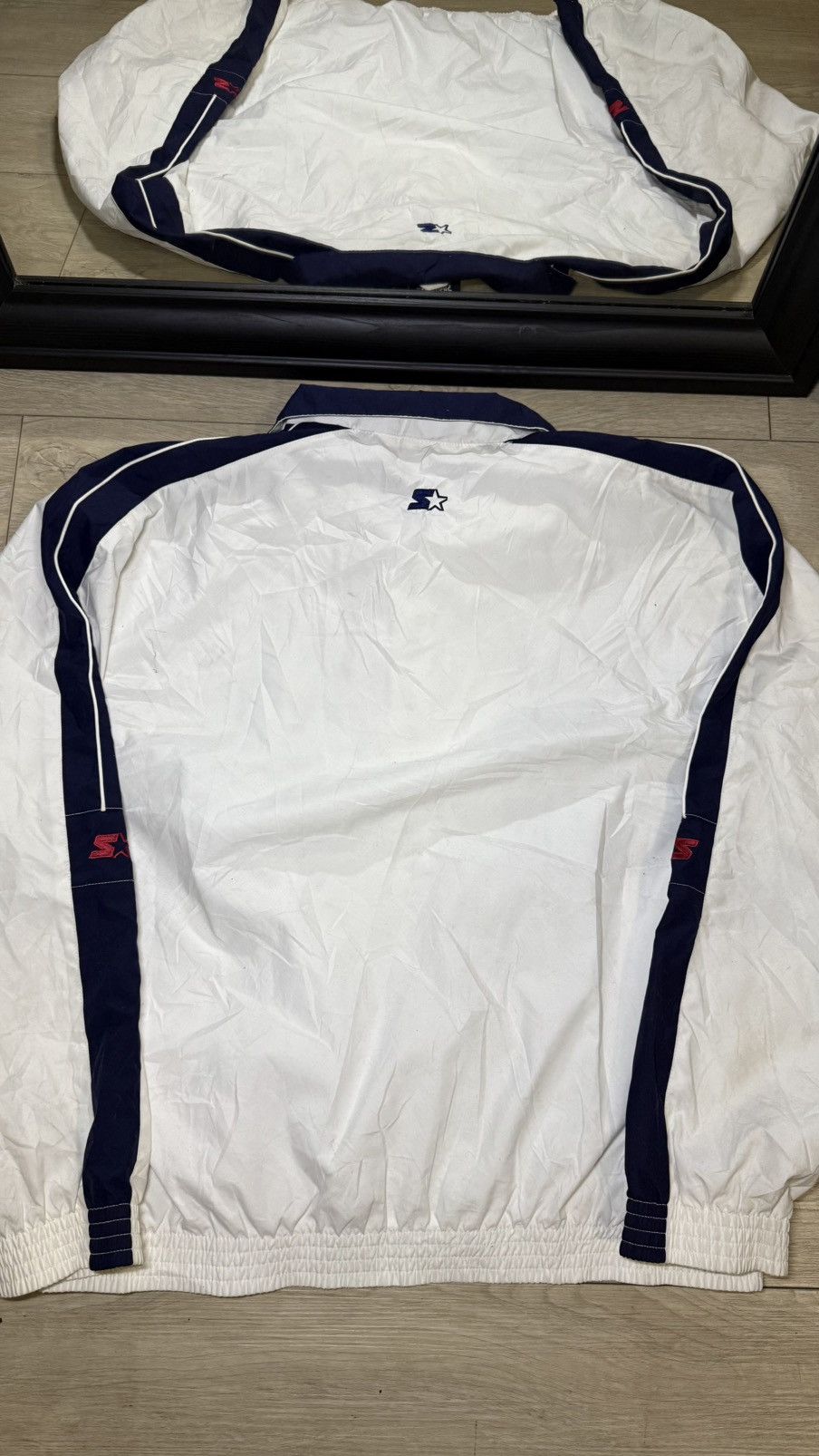 Starter Vintage / Y2K 1990s Starter Windbreaker SpellOut Jacket Size US XL / EU 56 / 4 - 5 Thumbnail