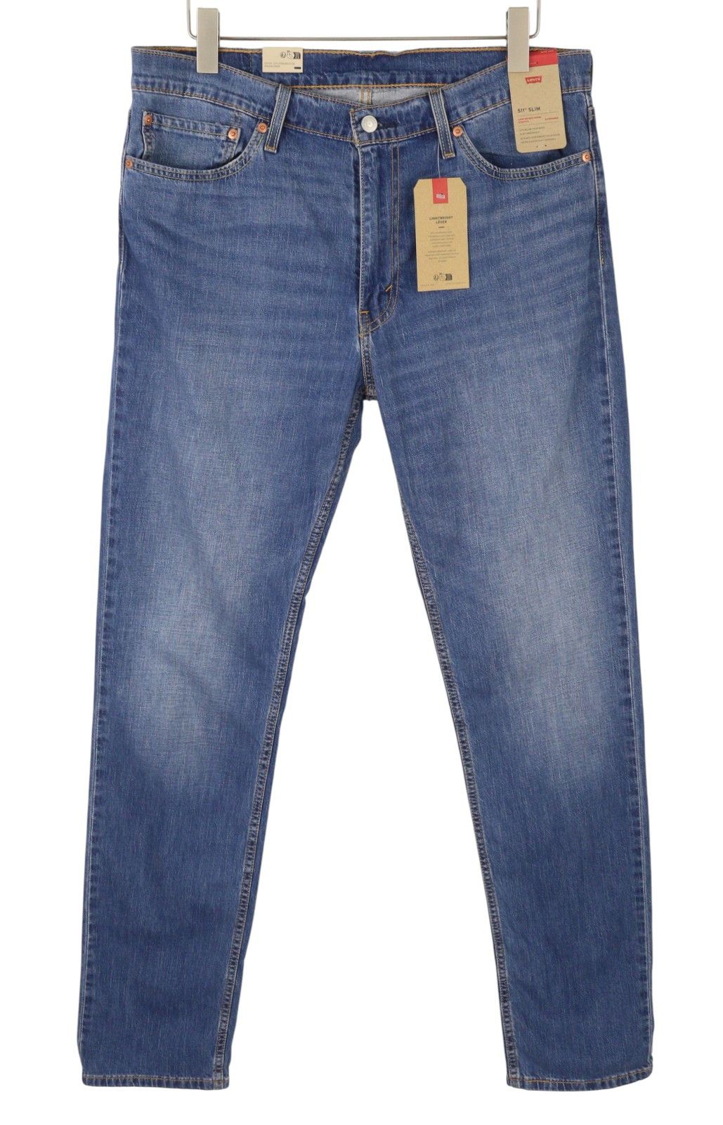 Levi's 511 W36/L36 Blue Faded Lightweight Stretch Jeans 87070 Size US 36 / EU 52 - 1 Thumbnail