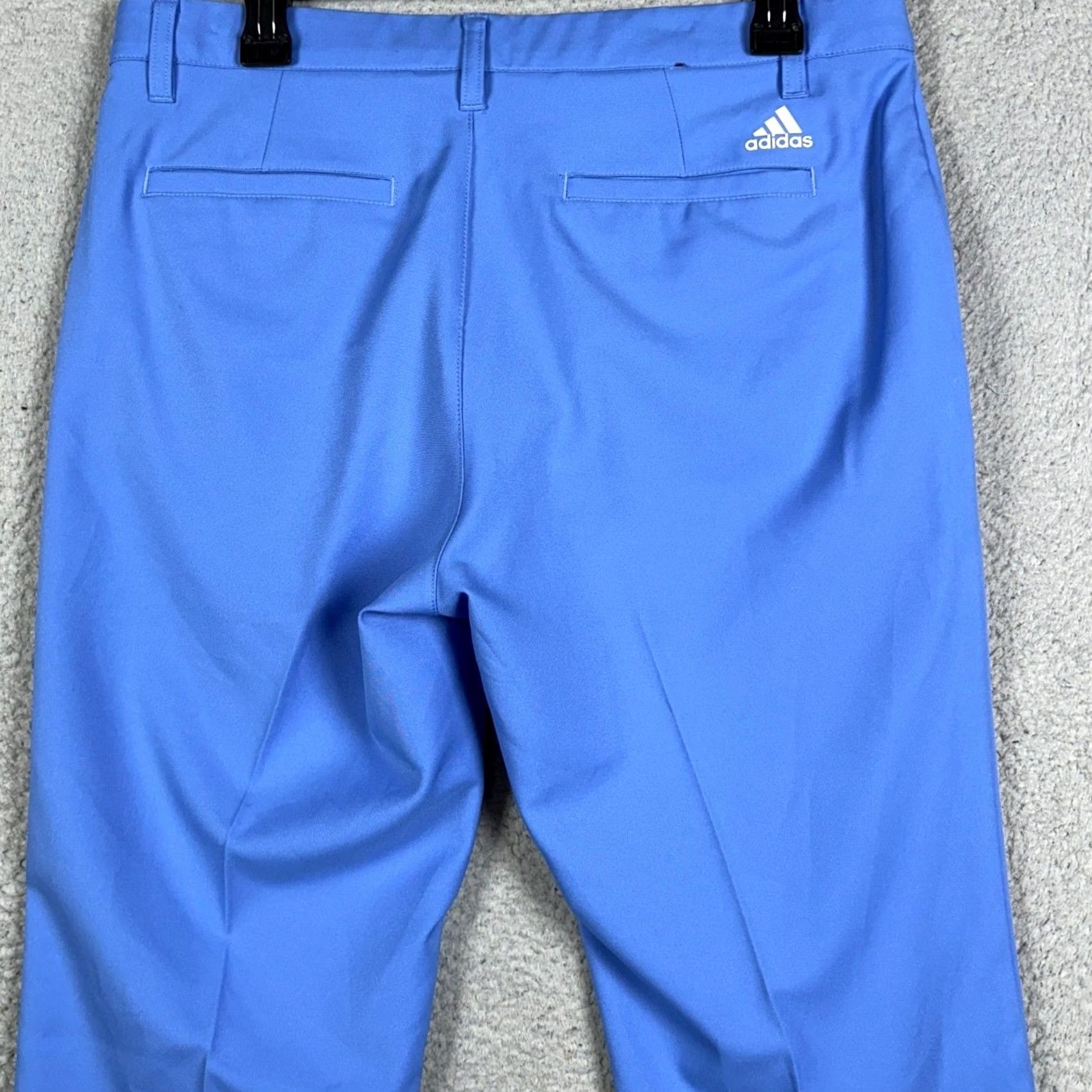 Adidas Adidas Golf Pants Mens Light Blue Chino Flat Front Performance Straight 32X30 Size US 32 / EU 48 - 2 Thumbnail