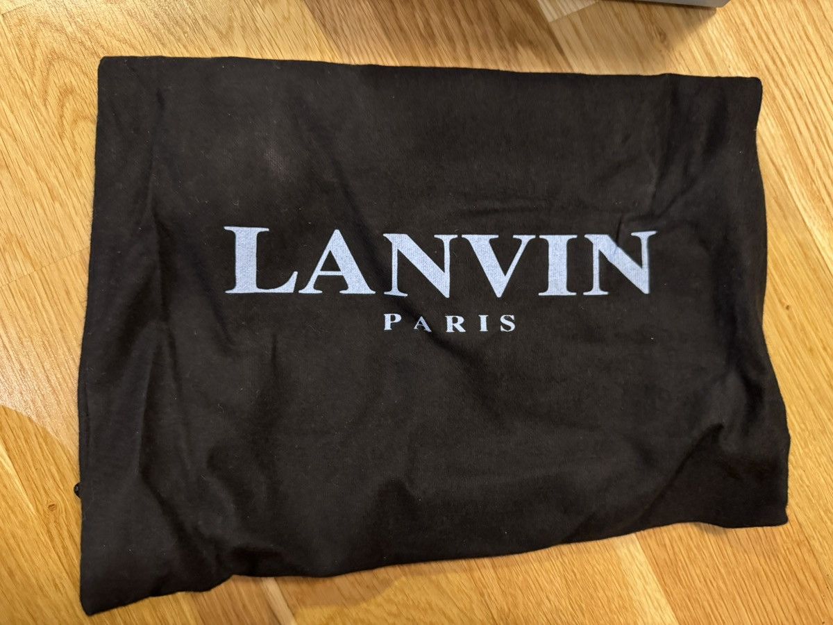 Lanvin Lanvin black leather lace up derby shoes Size US 10 / EU 43 - 8 Thumbnail
