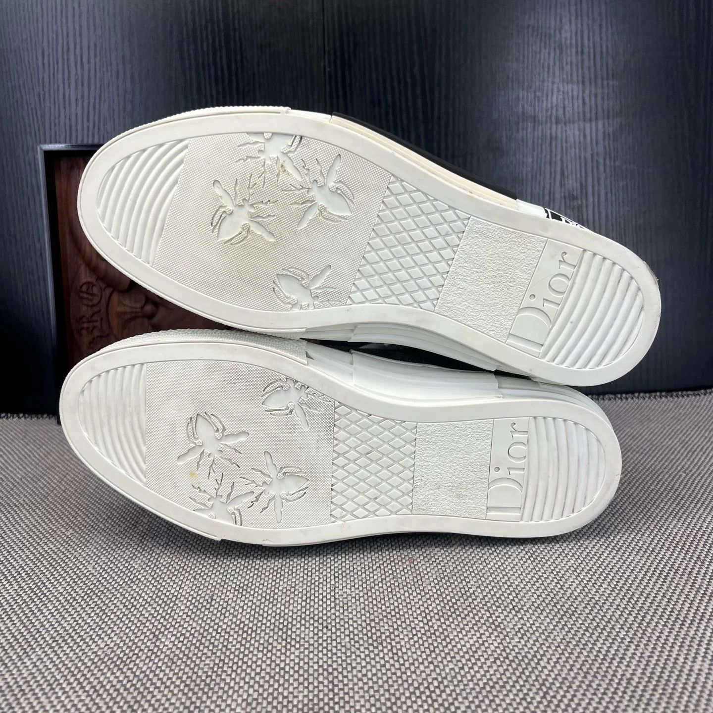 Dior Dior B23 White Gray All Over Print Sneakers 41 Size US 8 / EU 41 - 7 Thumbnail