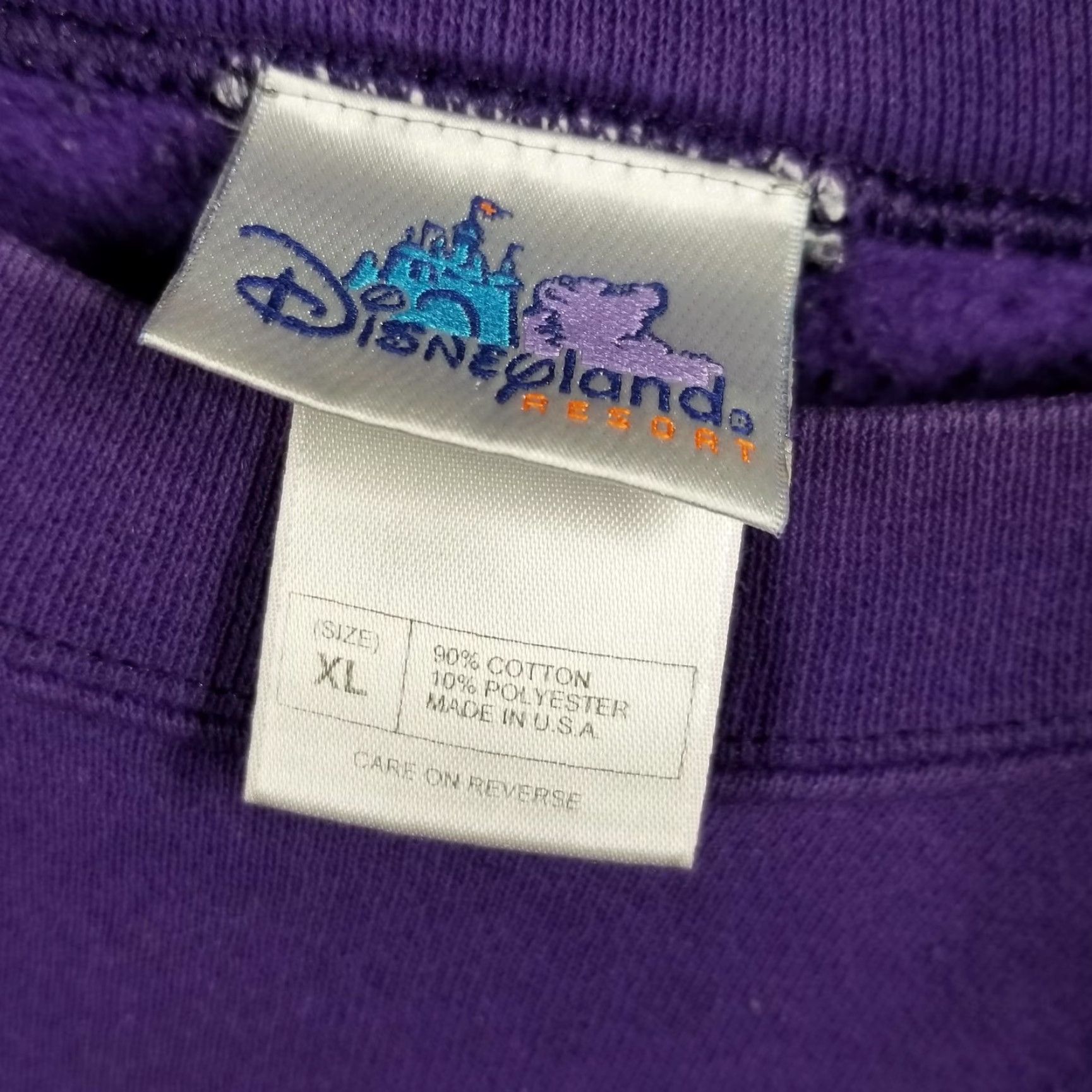 Vintage VINTAGE Disneyland Resort Sweatshirt Womens XL Purple Minnie Mouse Graphic USA Size XL / US 12-14 / IT 48-50 - 4 Thumbnail