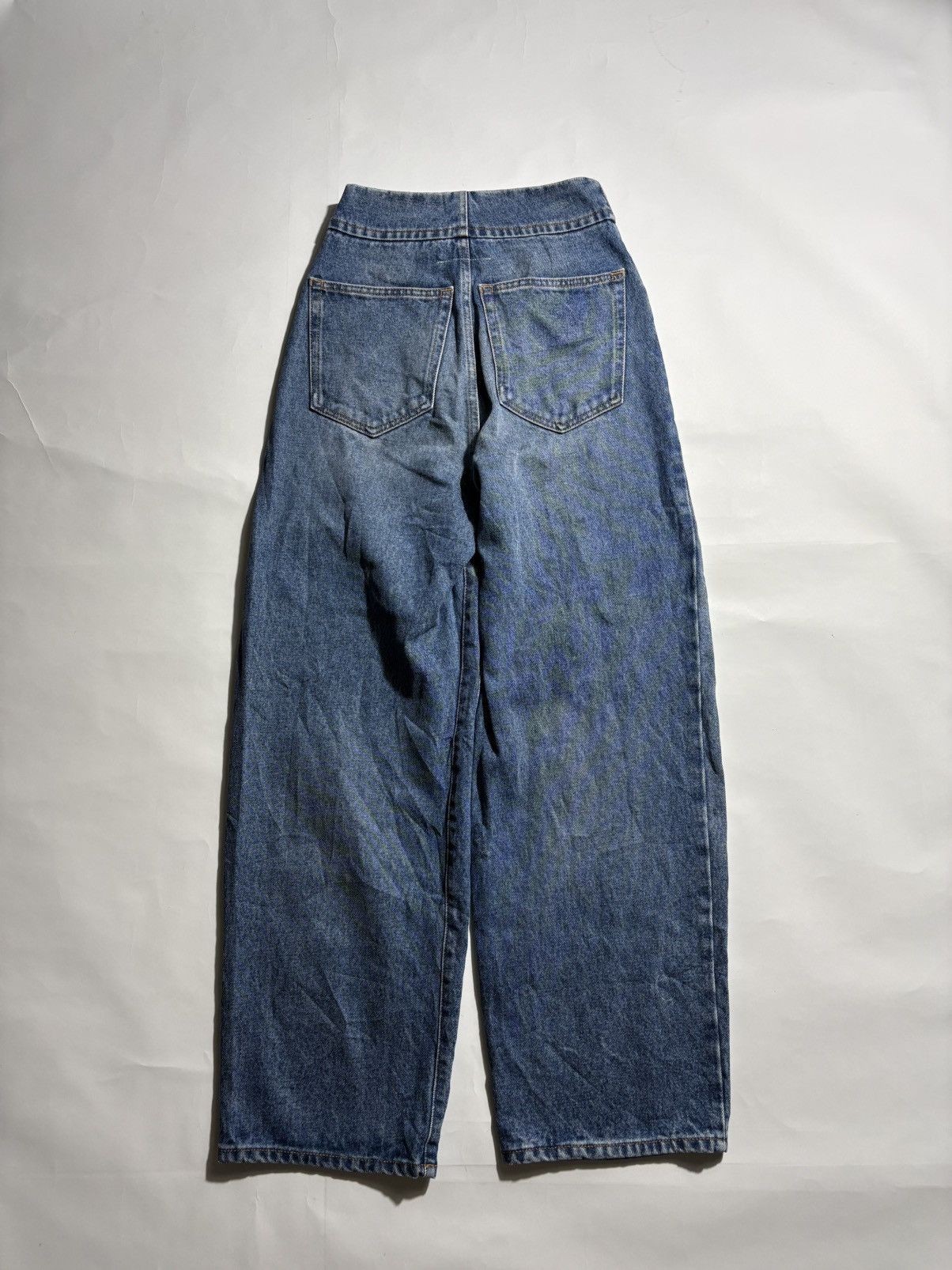 Maison Margiela MM6 MAISON MARGIELA HIGH-RISE WIDE-LEG DENIM JEANS Size 25" / US 0 / IT 36 - 2 Thumbnail