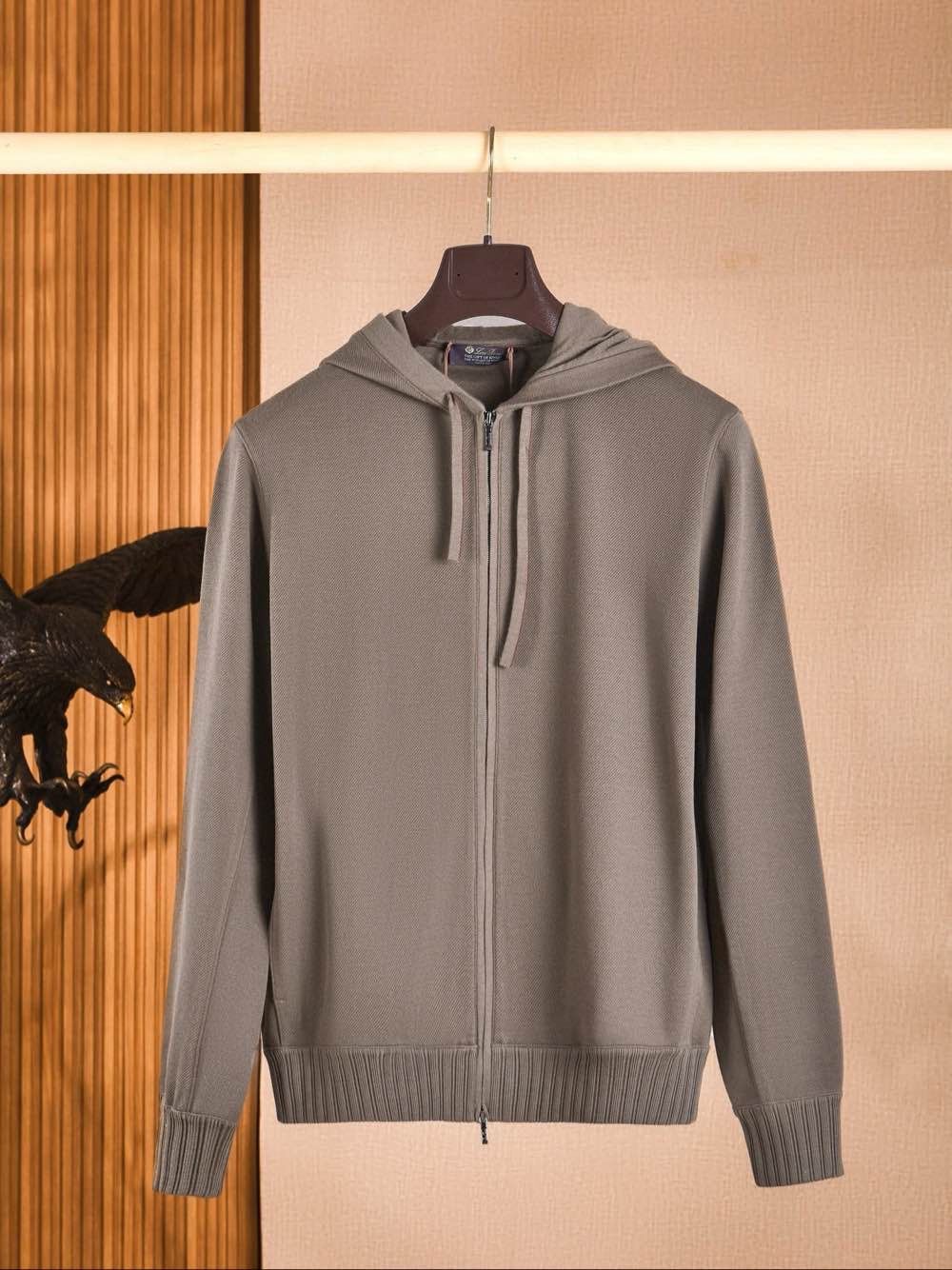 Loro Piana Loro Piana The Gift of Kings Zip Knit Hoodie Size S Size US S / EU 44-46 / 1 - 1 Thumbnail