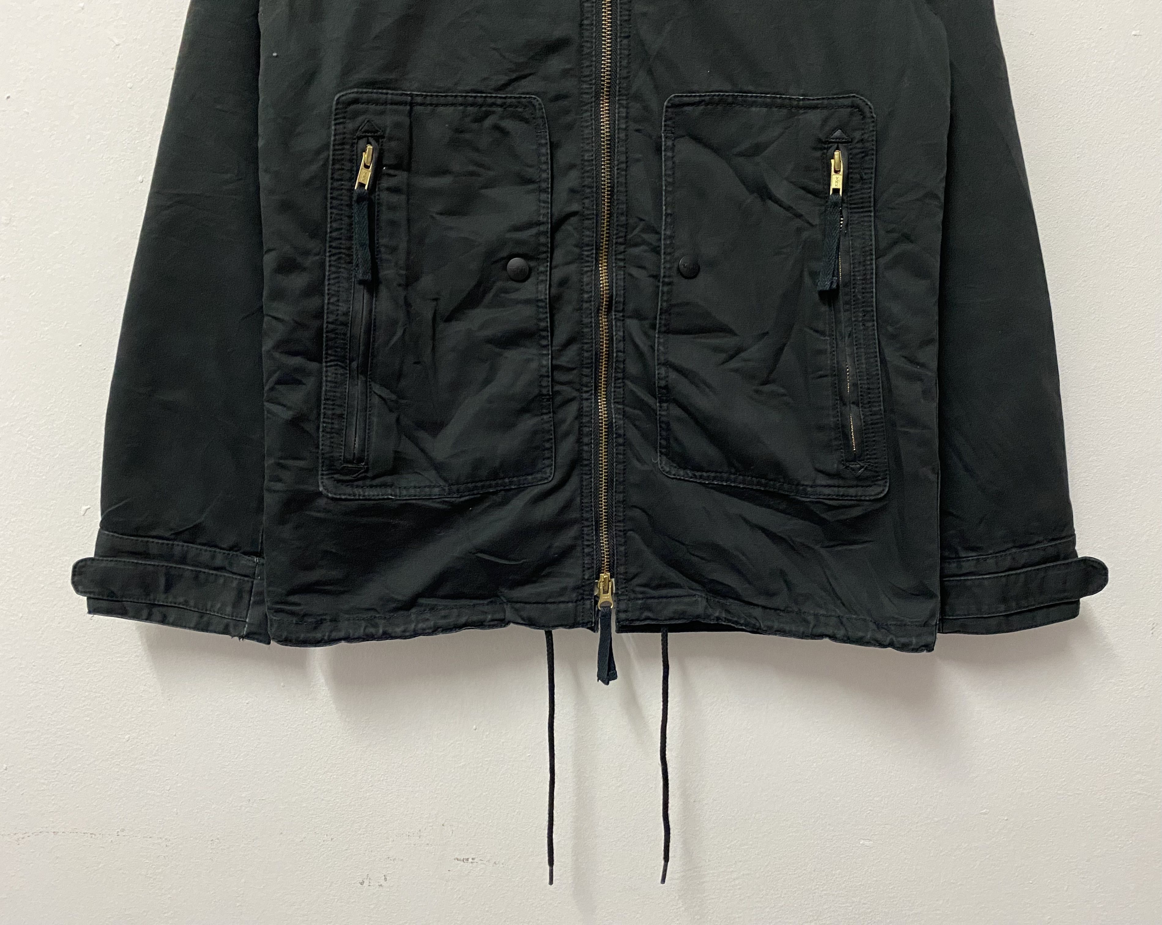 Japanese Brand X-Girl Japan Streetwear Utility Hooded Jacket - Black Size M / US 6-8 / IT 42-44 - 5 Thumbnail