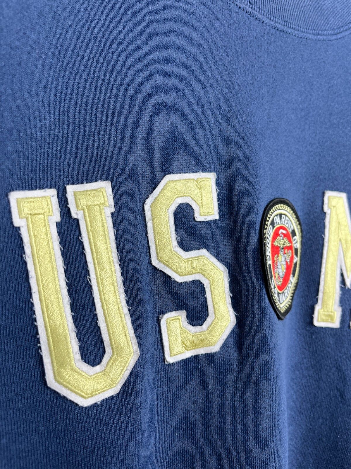 Other 90s USMC Proud Parent US Marine Corps Vintage Sweatshirt Size US L / EU 52-54 / 3 - 5 Thumbnail