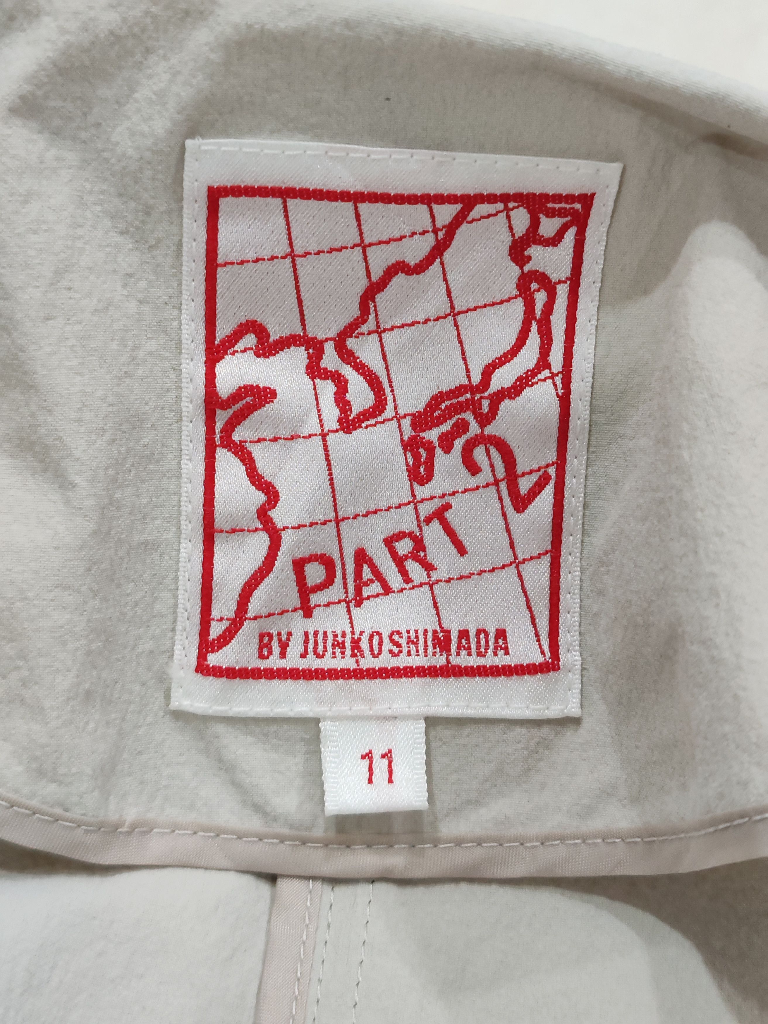 Japanese Brand × Junko Shimada PART BY JUNKOSHIMADA TRENCH COAT LIGHT WEIGHT JAPANESE BRAND Size US L / EU 52-54 / 3 - 7 Thumbnail