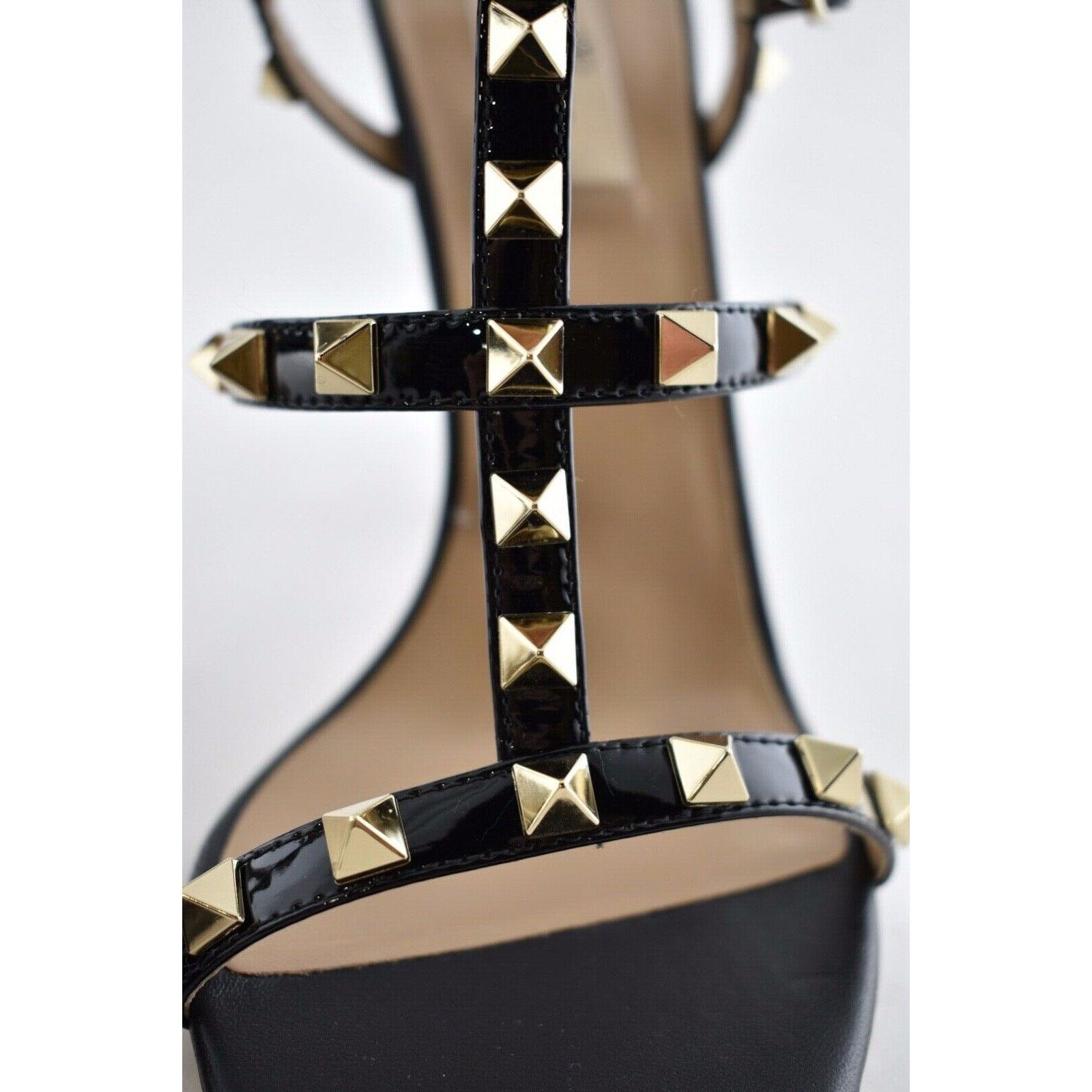 Valentino Rockstud 105 Stud Caged Ankle Strap Sandal Heel Pump 40 Size US 10 / IT 40 - 6 Thumbnail