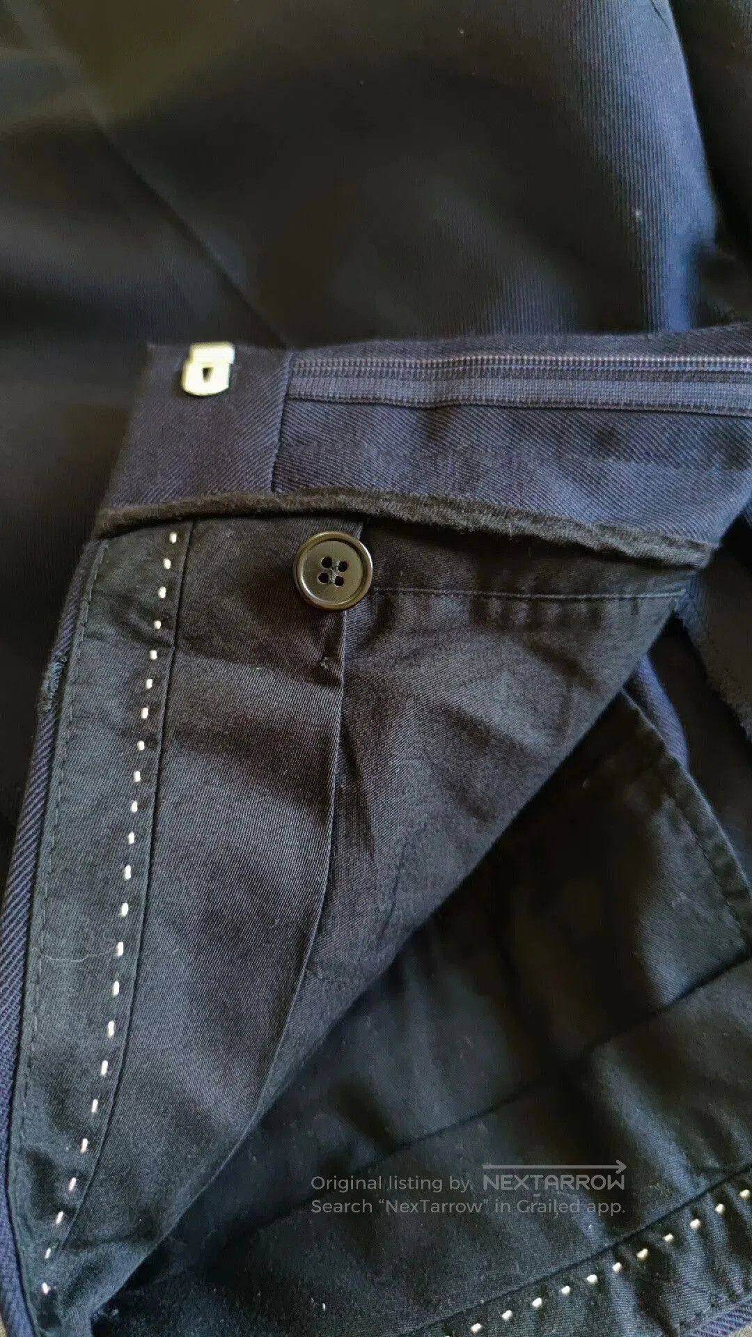 Dries Van Noten Dries Van Noten Men's Dark Blue Trousers. Size US 30 / EU 46 - 5 Thumbnail