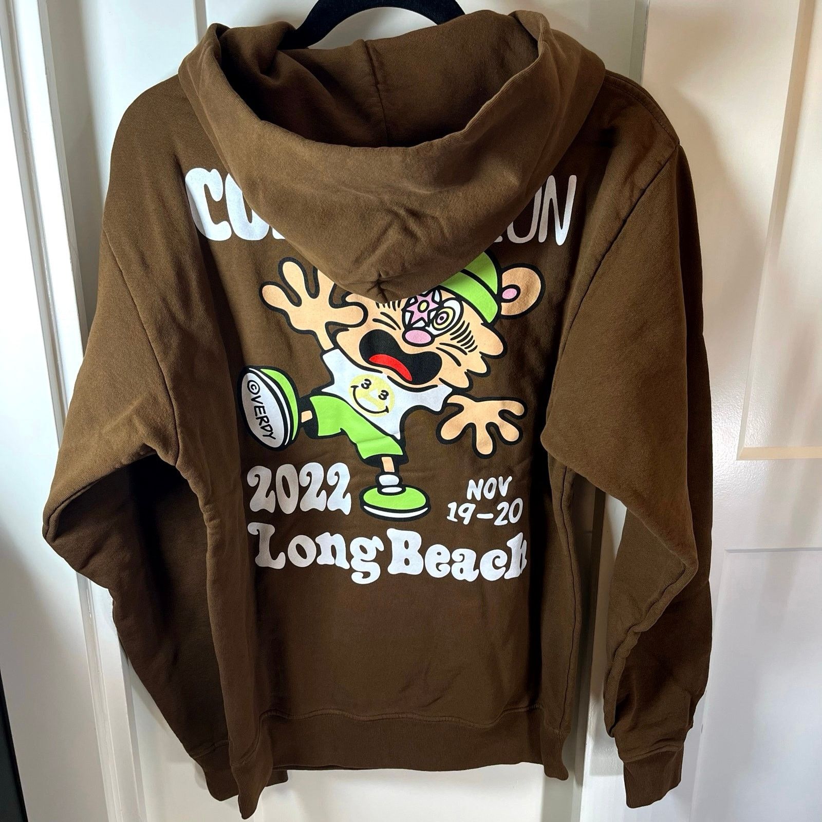 Complex •NEW• Complexcon X Verdy Logo Hoodie Mocha Brown Size Small Size US S / EU 44-46 / 1 - 5 Thumbnail