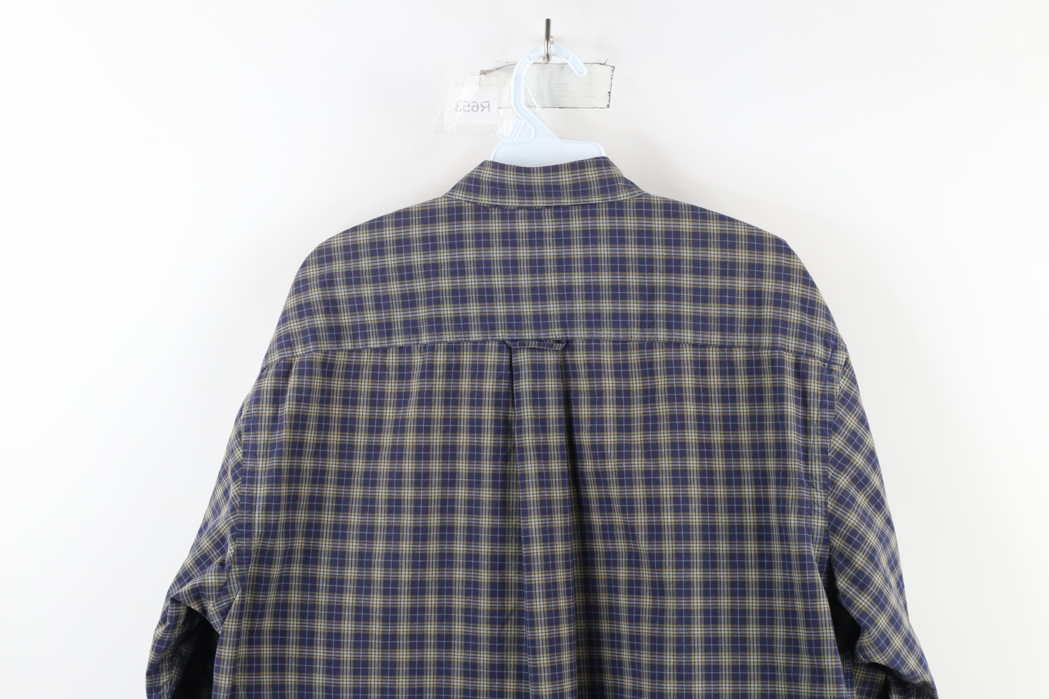 Nautica × Vintage Vintage 90s Nautica Fit Collared Button Down Shirt Plaid Size US M / EU 48-50 / 2 - 9 Thumbnail