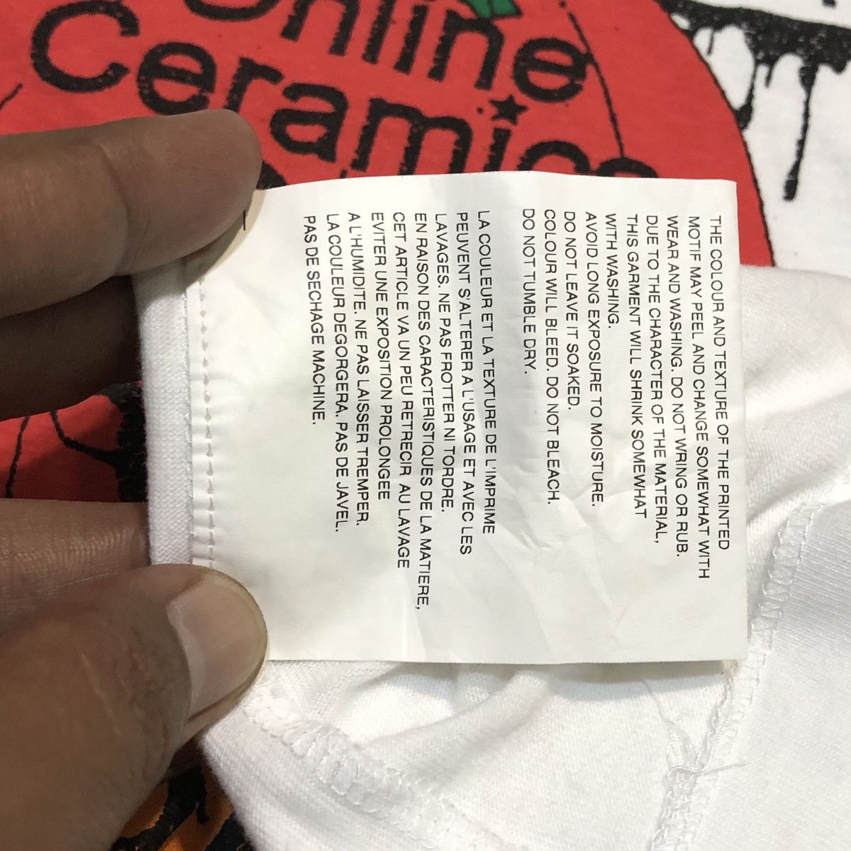 Comme des Garcons AD2020 Comme Des Garçon CDG online Ceramics Pumpkin T-shirt Size US XL / EU 56 / 4 - 11 Thumbnail