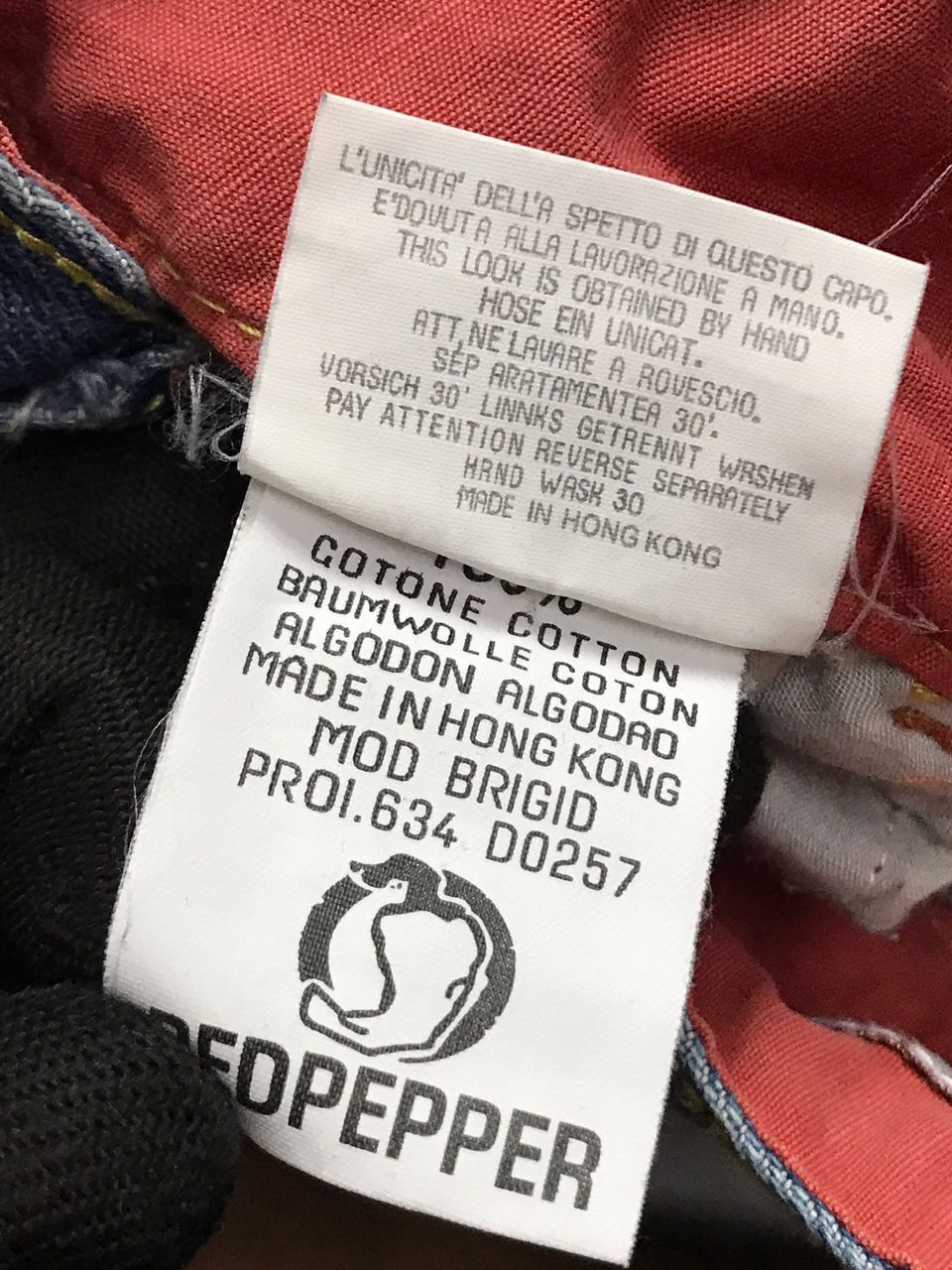 Japanese Brand Red Pepper Embroidery Jeans Size 27" / US 4 / IT 40 - 4 Thumbnail