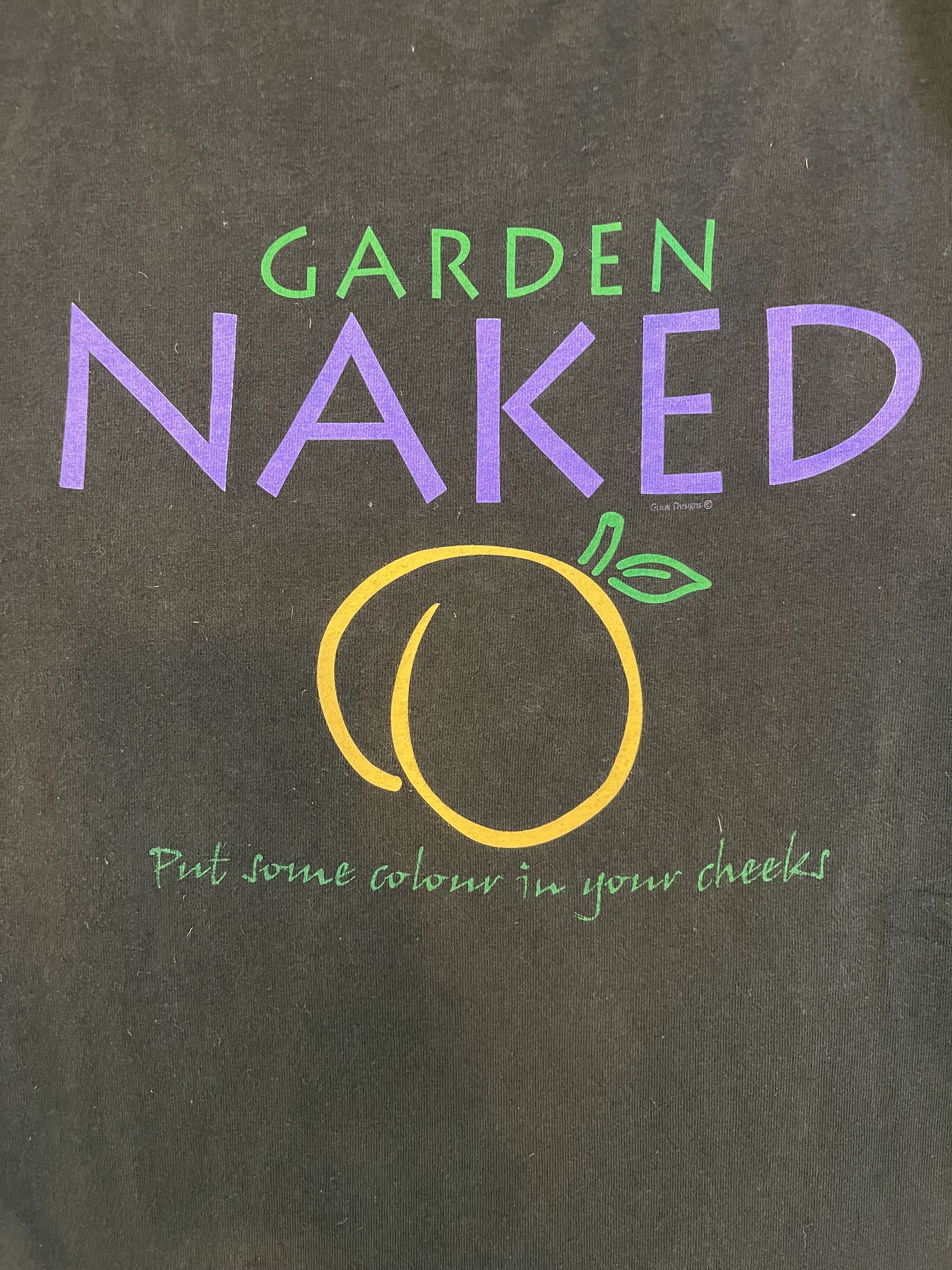 Tultex × Vintage Vintage Garden Naked T-shirt Size US XL / EU 56 / 4 - 3 Thumbnail