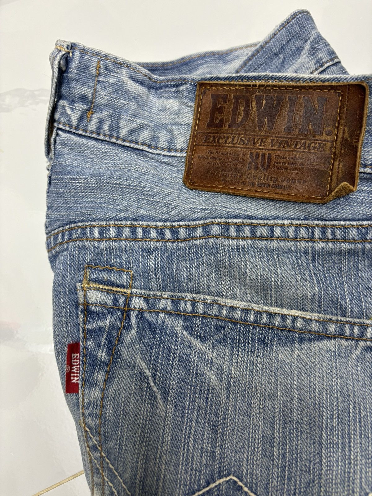 Kapital EDWIN EXCLUSIVE VINTAGE PATCHWORK DENIM JEANS Size US 32 / EU 48 - 12 Thumbnail