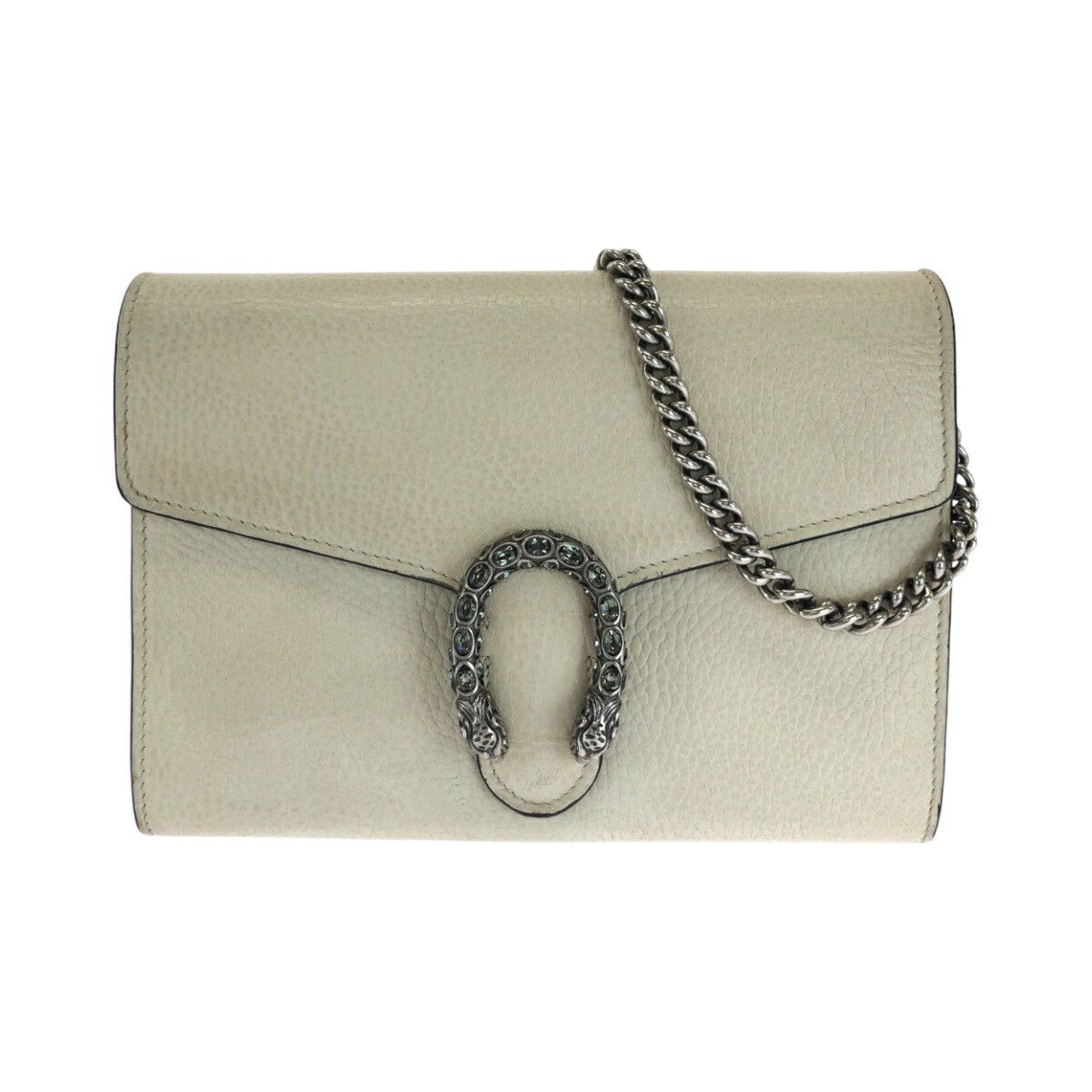 Gucci Gucci Dionysus Leather Chain Shoulder Bag 401231 Leather Shoulder Bag 401231 in White, Women's