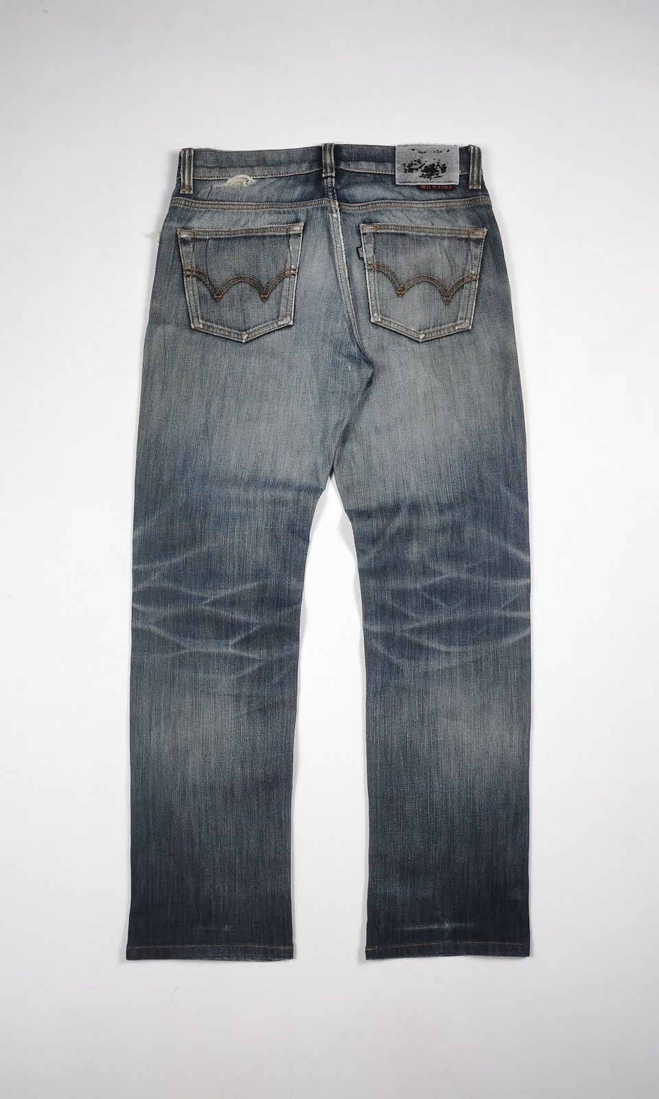 Edwin Thrashed Wild Fire Edwin Distressed Denim Jeans Size US 32 / EU 48 - 6 Thumbnail