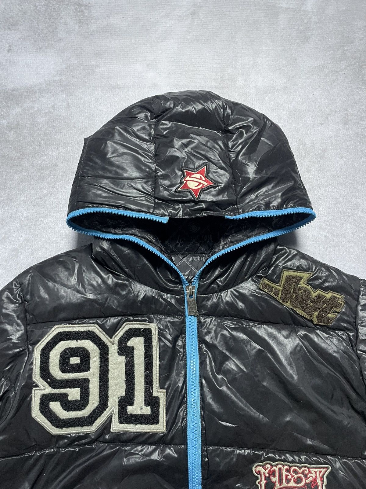 Hysteric Glamour 2000’s Lost Enterprises Puffer Jacket Size US L / EU 52-54 / 3 - 6 Thumbnail