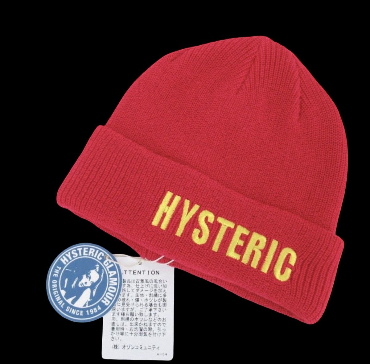 Hysteric Glamour BNWT Hysteric Glamour Embroidered Logo Knit Beanie Size ONE SIZE - 1 Thumbnail