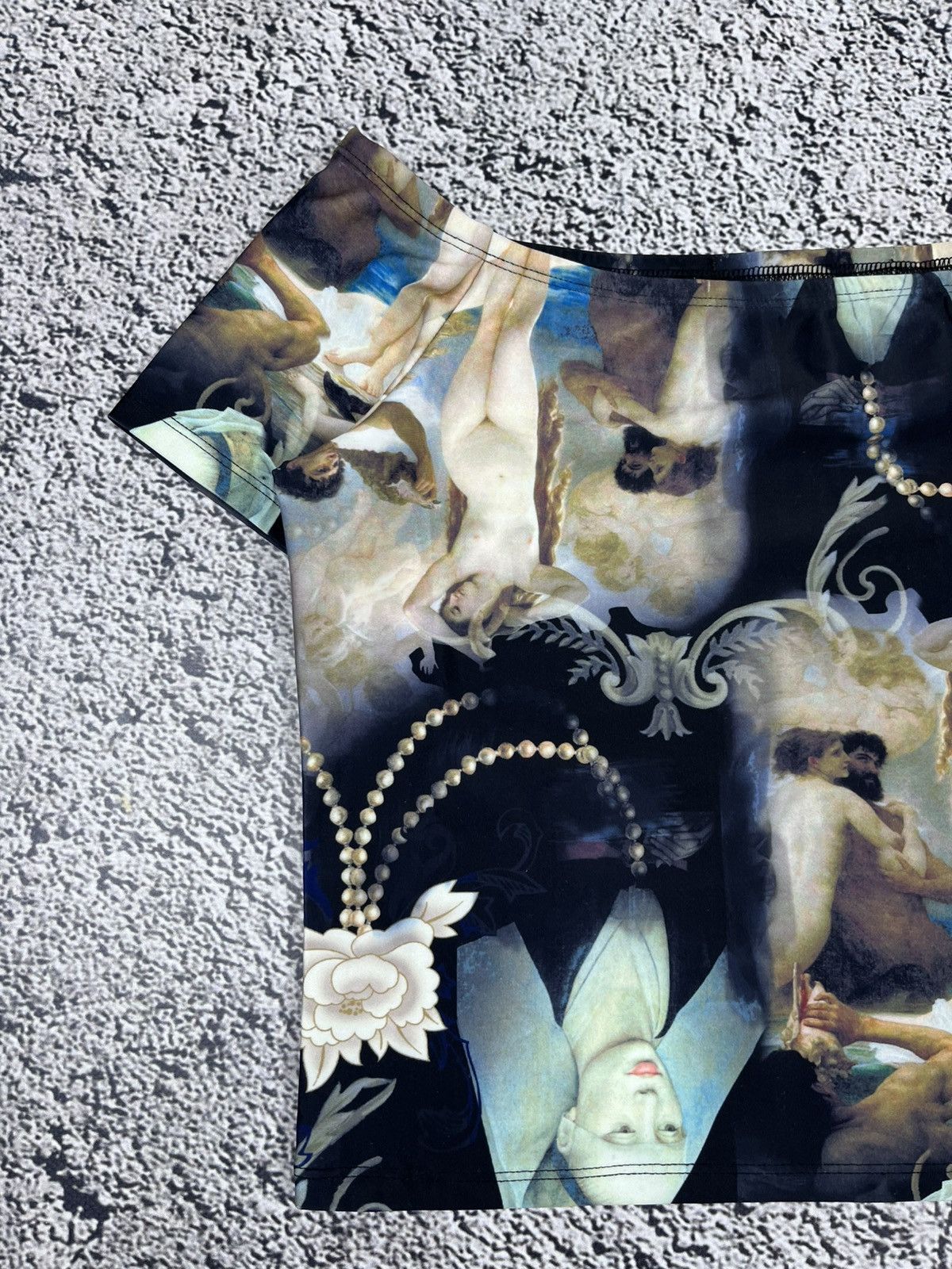 Japanese Brand Vintage Y2K Renaissance Baroque Art Print Top Size S / US 4 / IT 40 - 3 Thumbnail