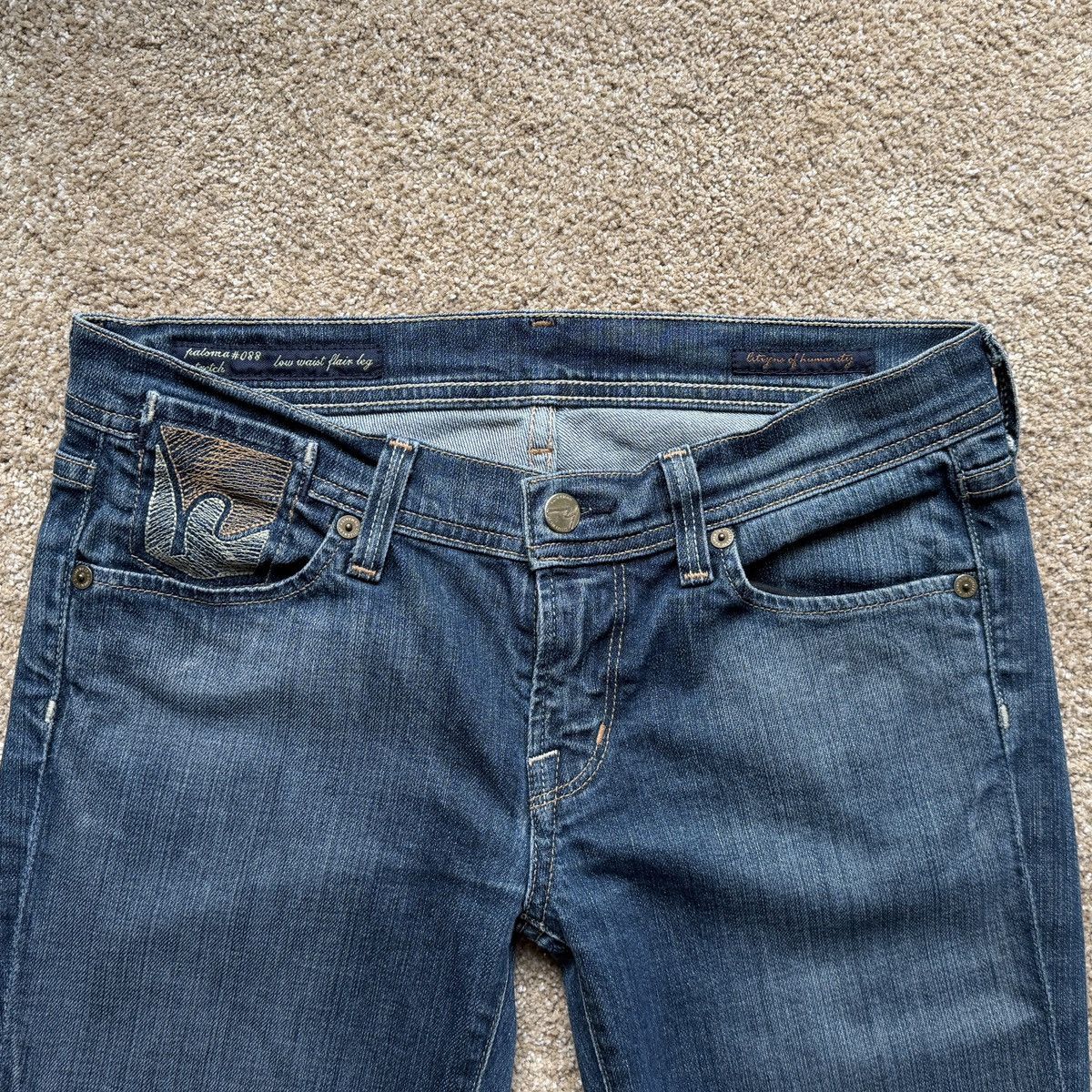Citizens Of Humanity Citizens of Humanity Paloma Low Rise Flare Size 28" / US 6 / IT 42 - 5 Thumbnail