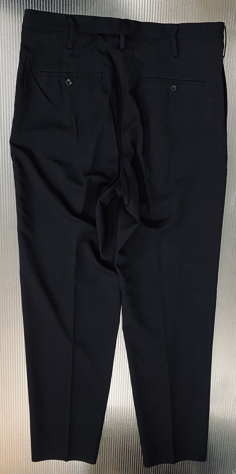 Yohji Yamamoto Yohji Yamamoto 🇯🇵 pour homme Nero dc wool slacks 6 NWT Size US 38 / EU 54 - 5 Thumbnail
