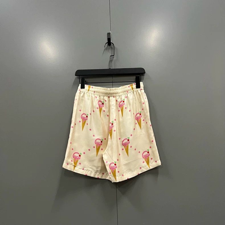 Gucci Gucci Ice cream full-print silk shorts 2502-Nextarrow Size US 30 / EU 46 - 2 Thumbnail