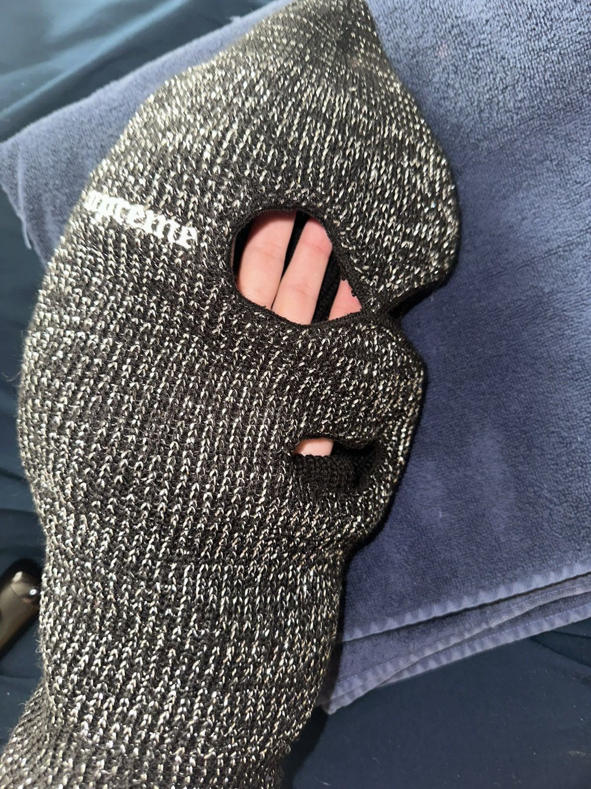 Supreme Supreme Lurex Balaclava - Black Size ONE SIZE - 3 Thumbnail