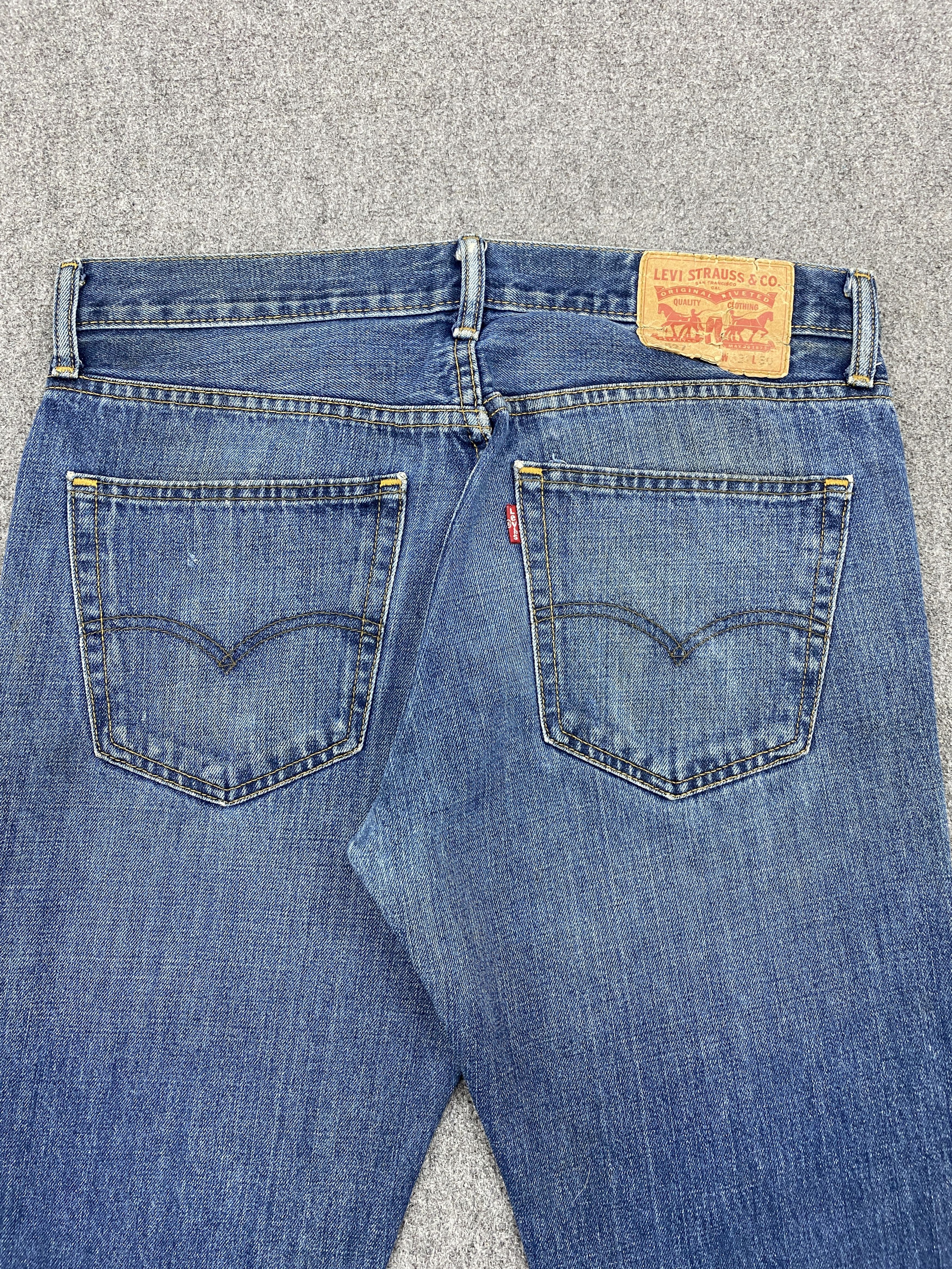 Levi's Vintage Levis 527 Bootcut Faded Blue Jeans DP2593 Size US 32 / EU 48 - 4 Thumbnail